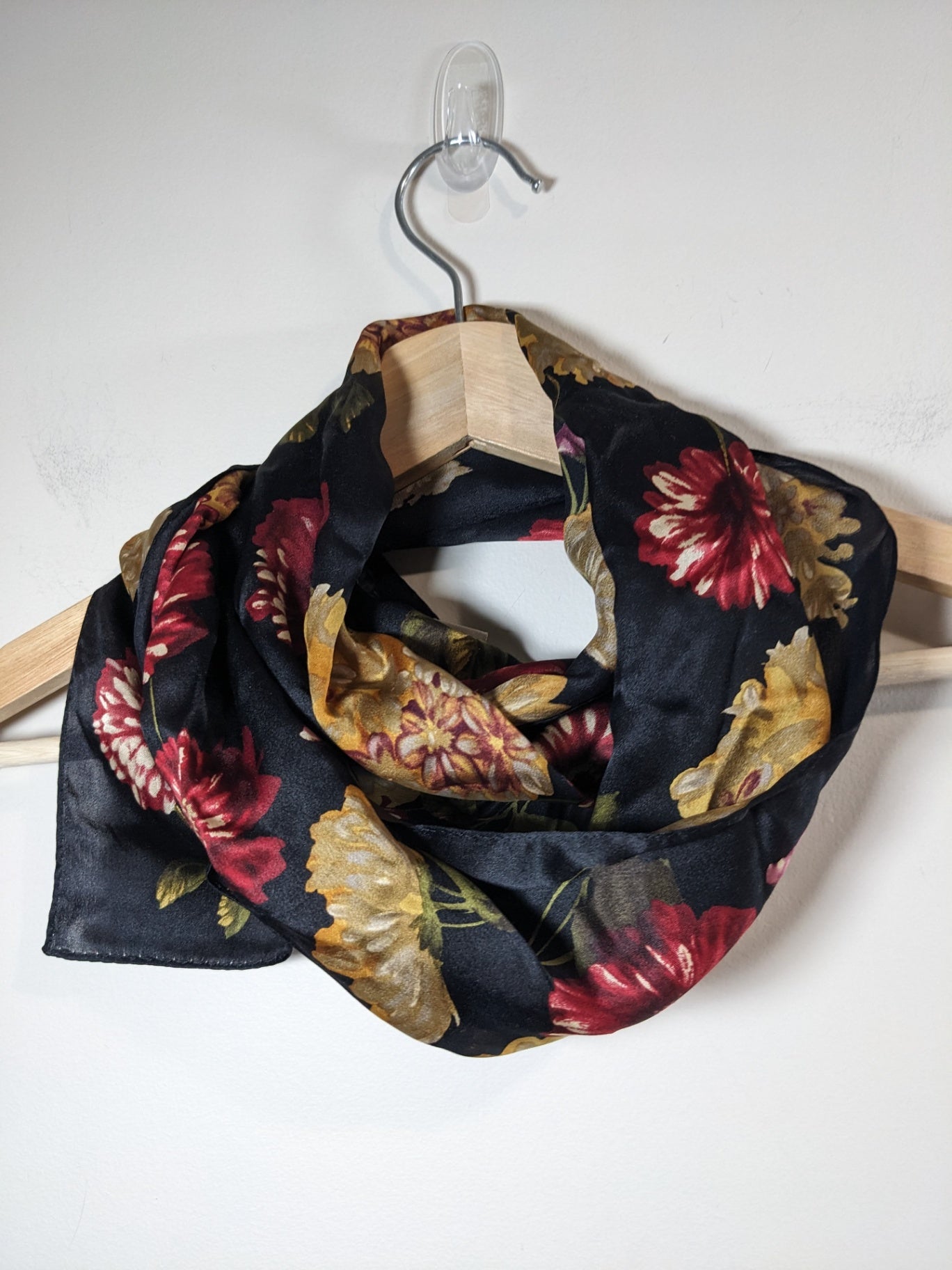 Echo Floral silk scarf- One Size