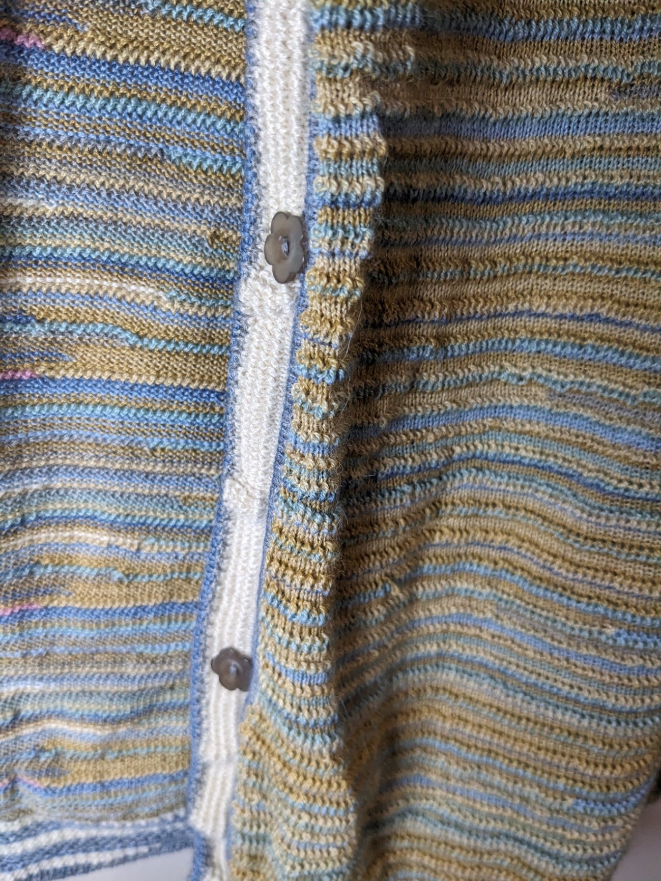 SOL Alpaca & Silk Multi-coloured cardigan - S