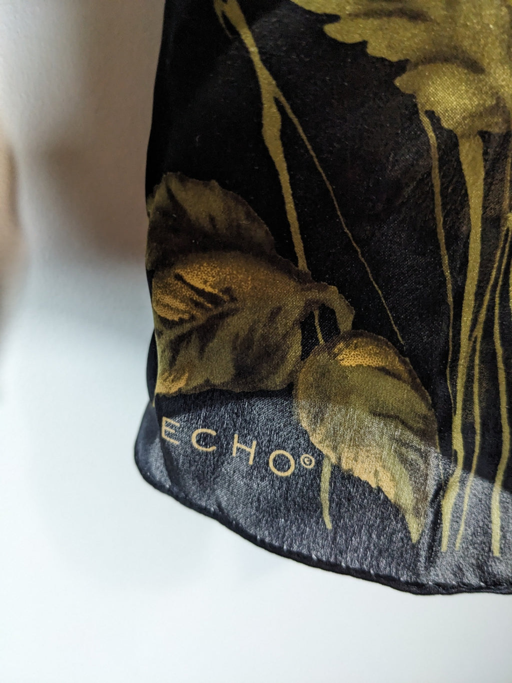 Echo Floral silk scarf- One Size