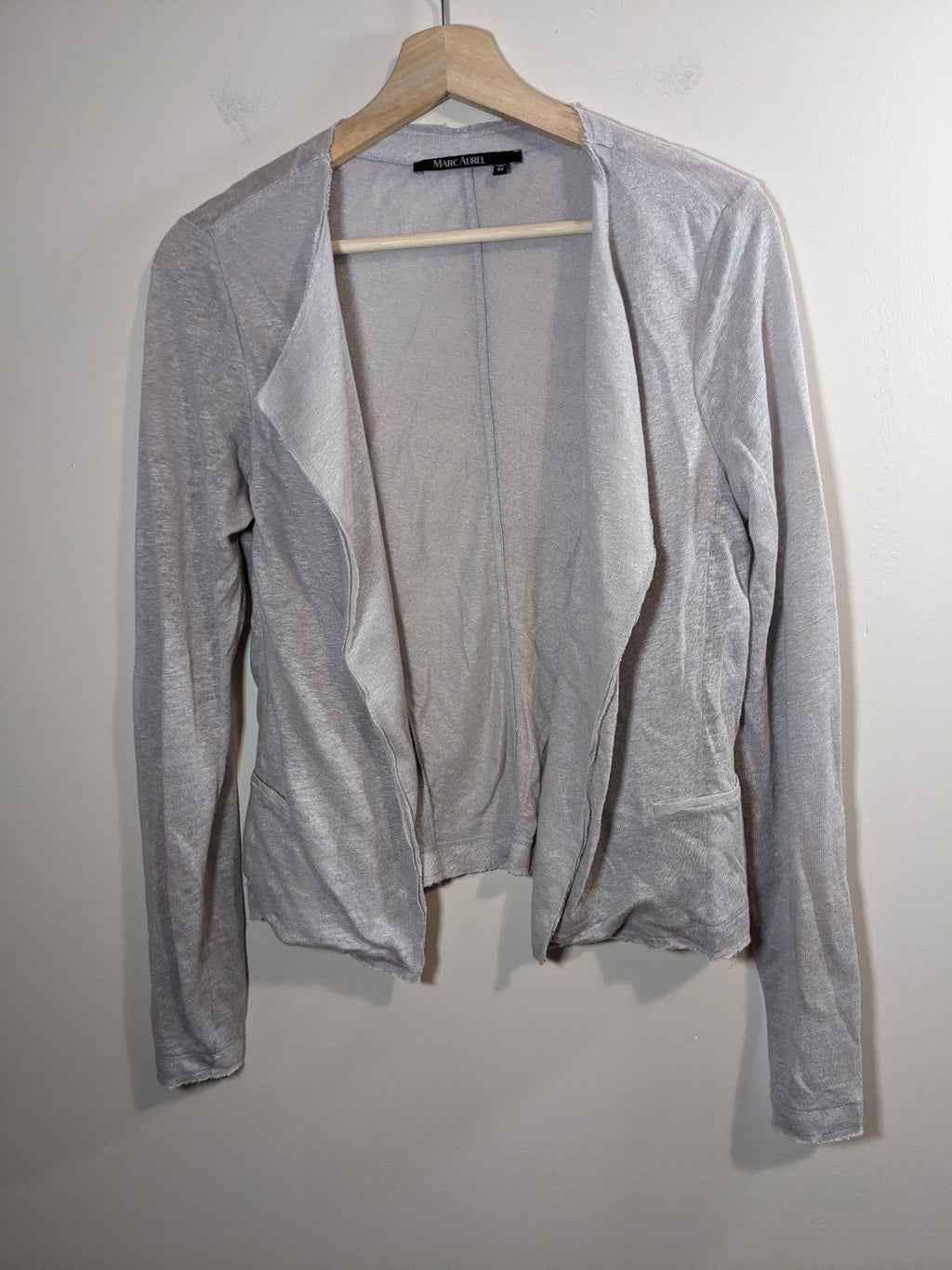 Marc Aurel linen grey cardigan- 34