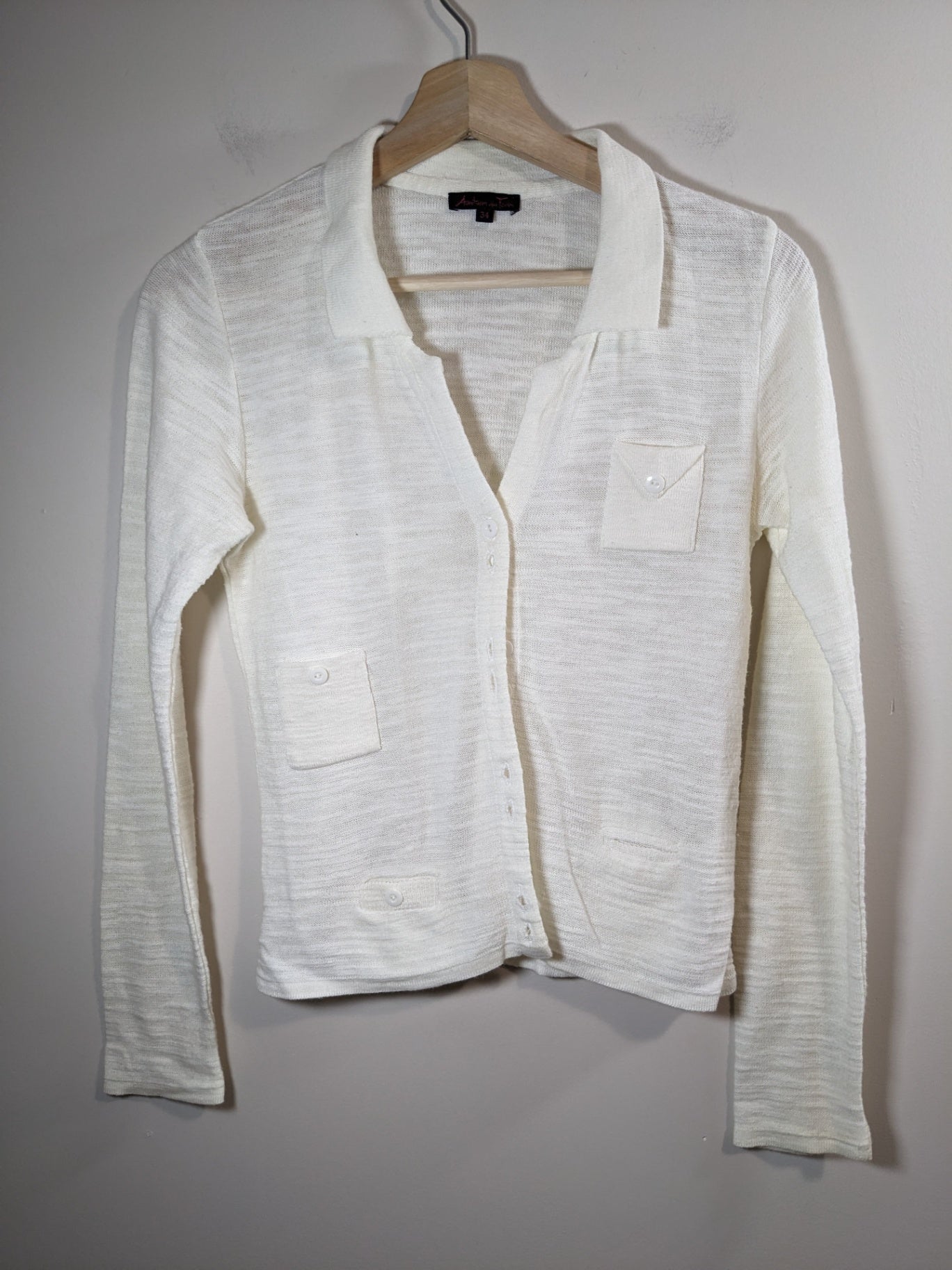 Adventures des toiles cream sweater- Small 34