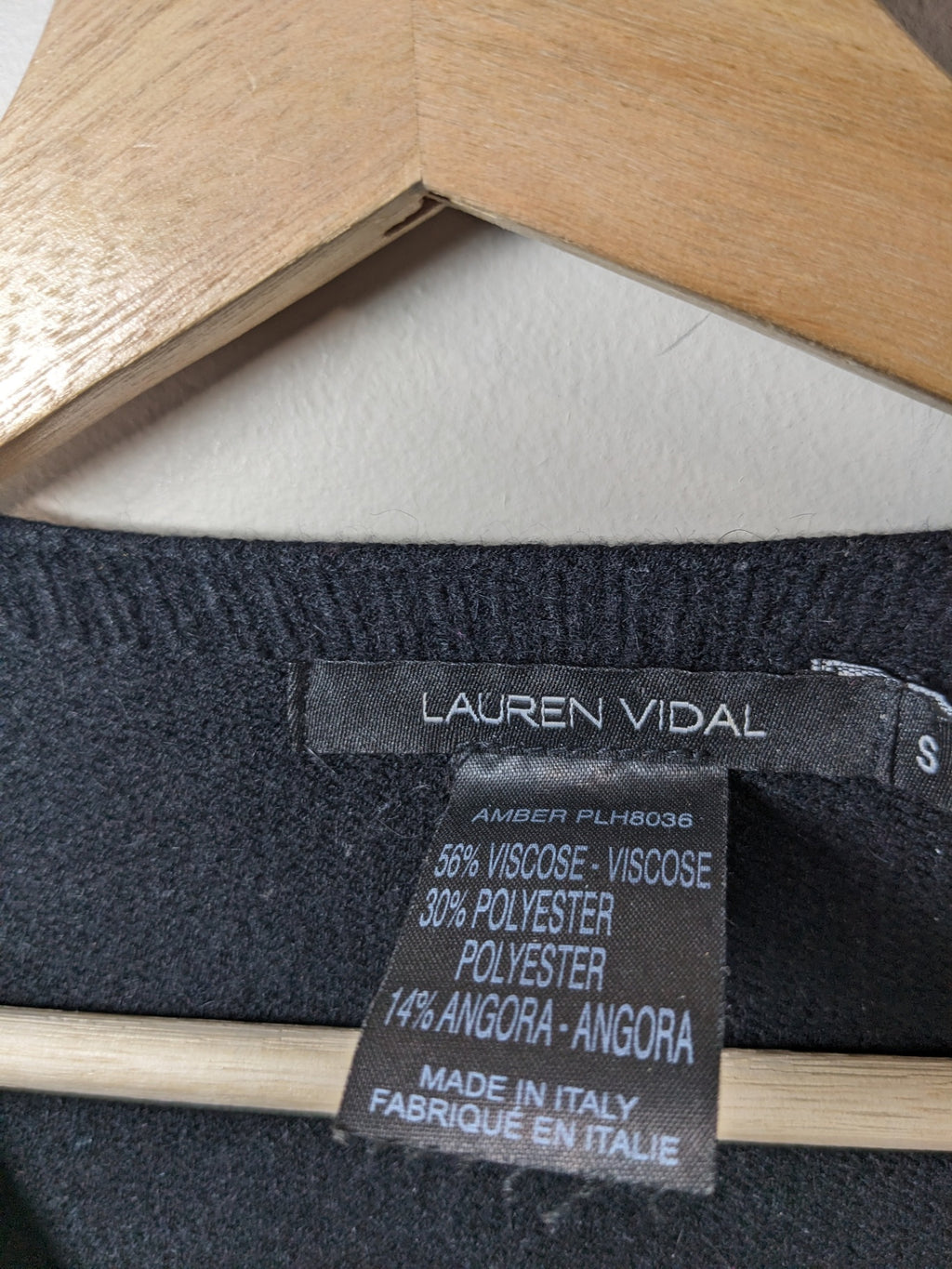 LAUREN VIDAL black Sweater - S