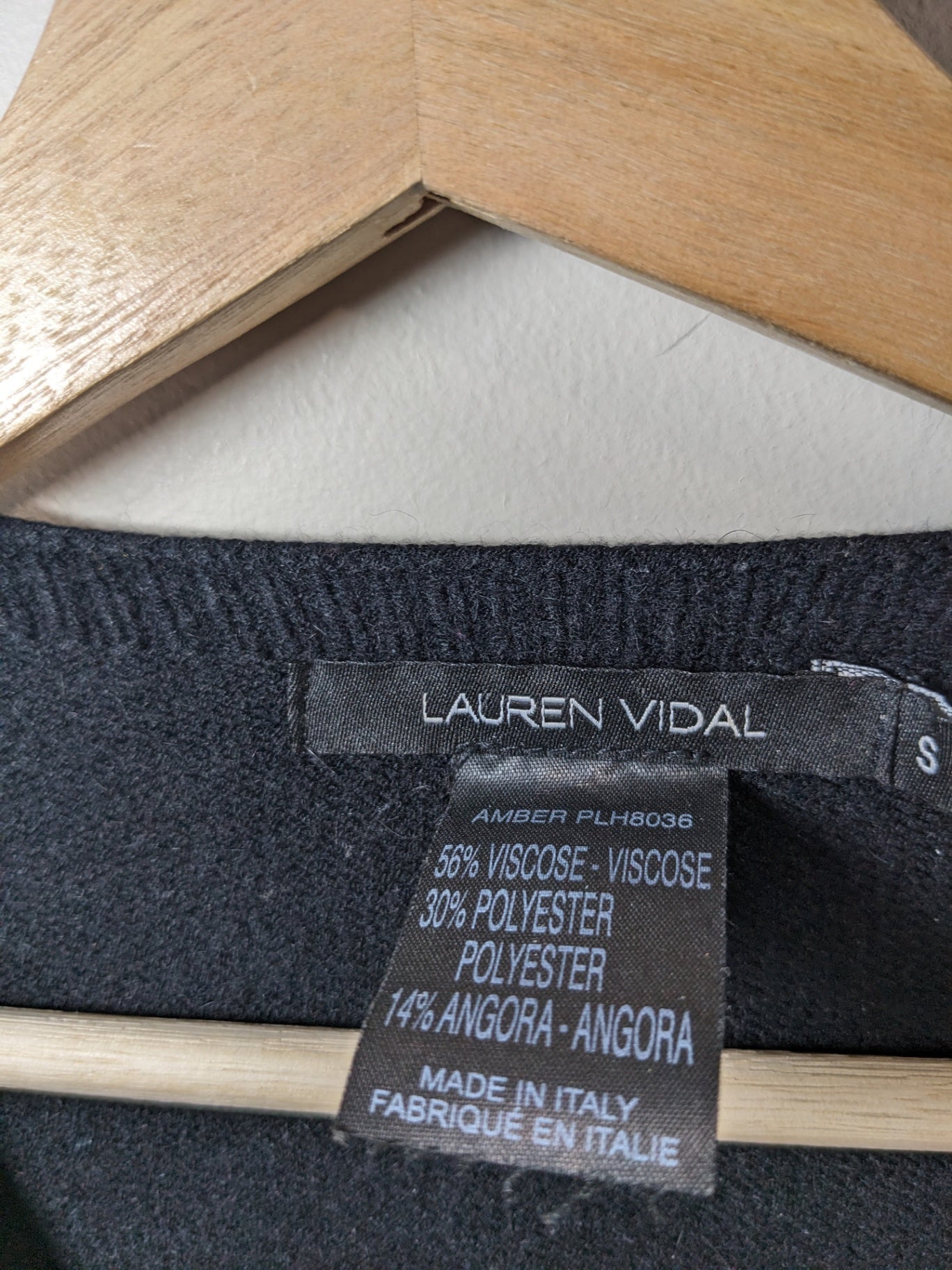 LAUREN VIDAL black Sweater - S