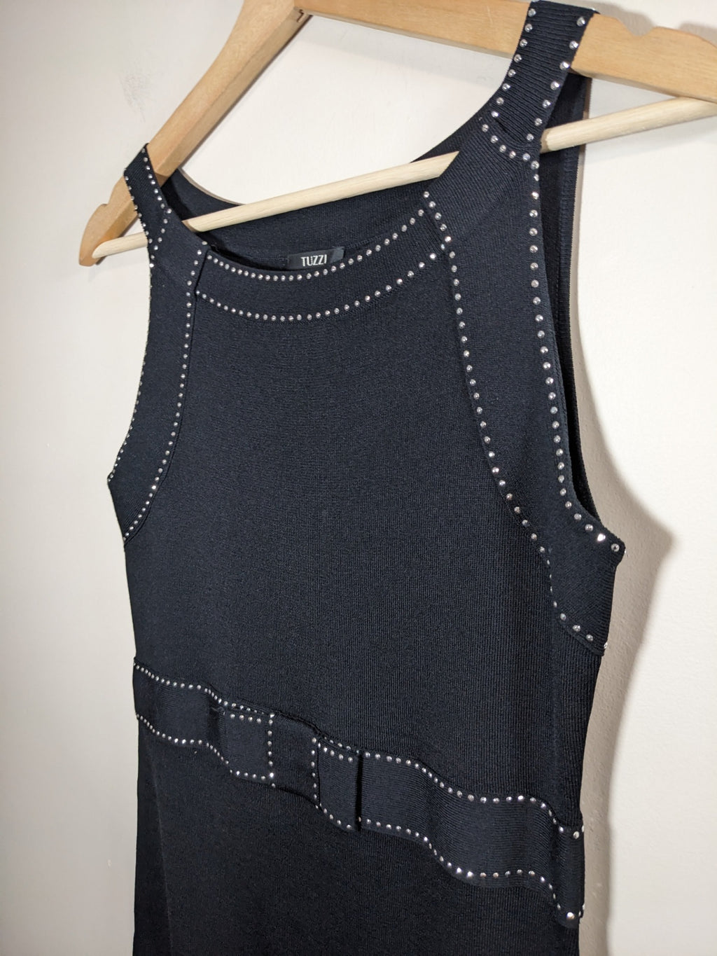 TUZZI black knit dress - Sz 6