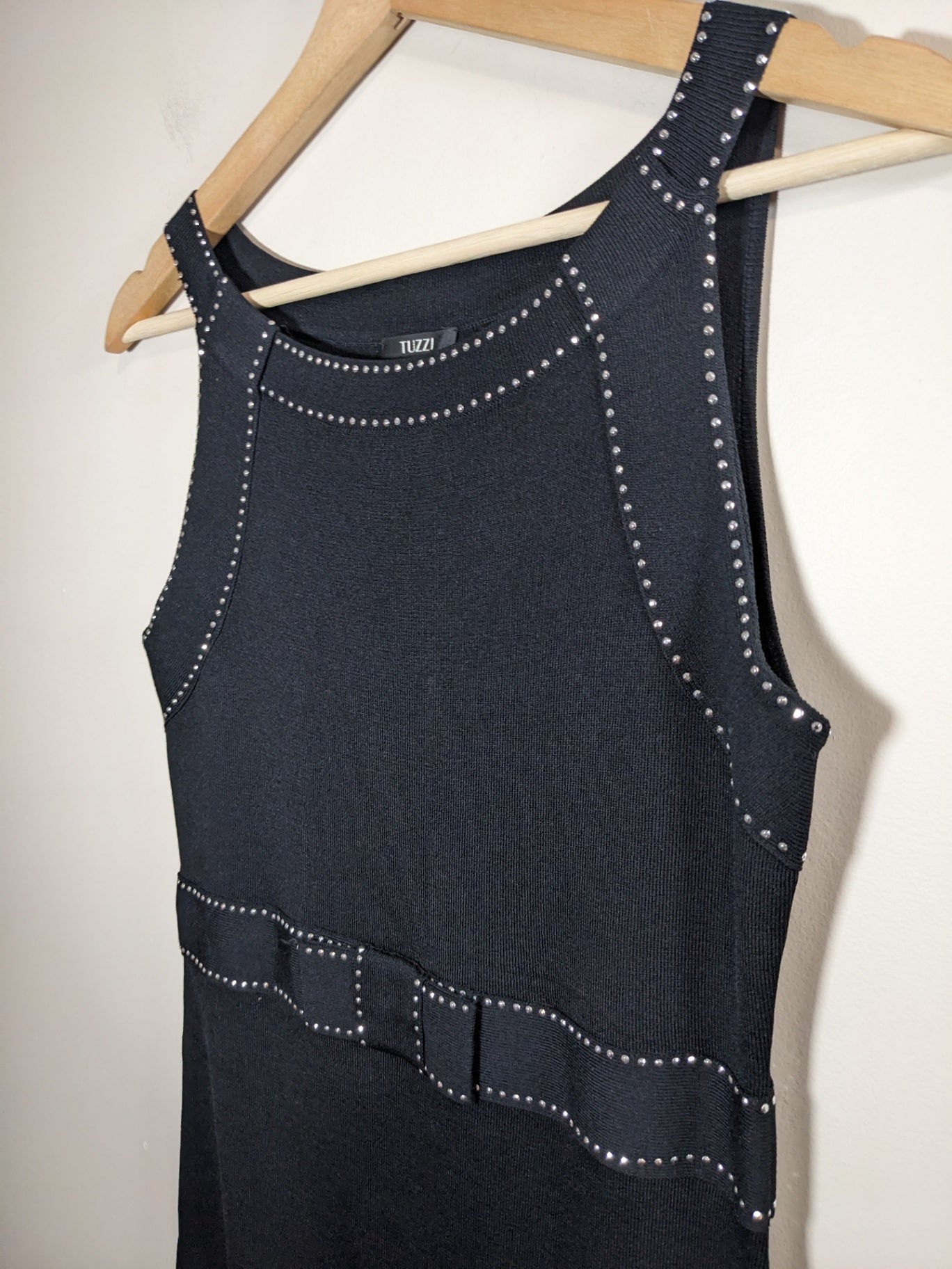 TUZZI black knit dress - Sz 6