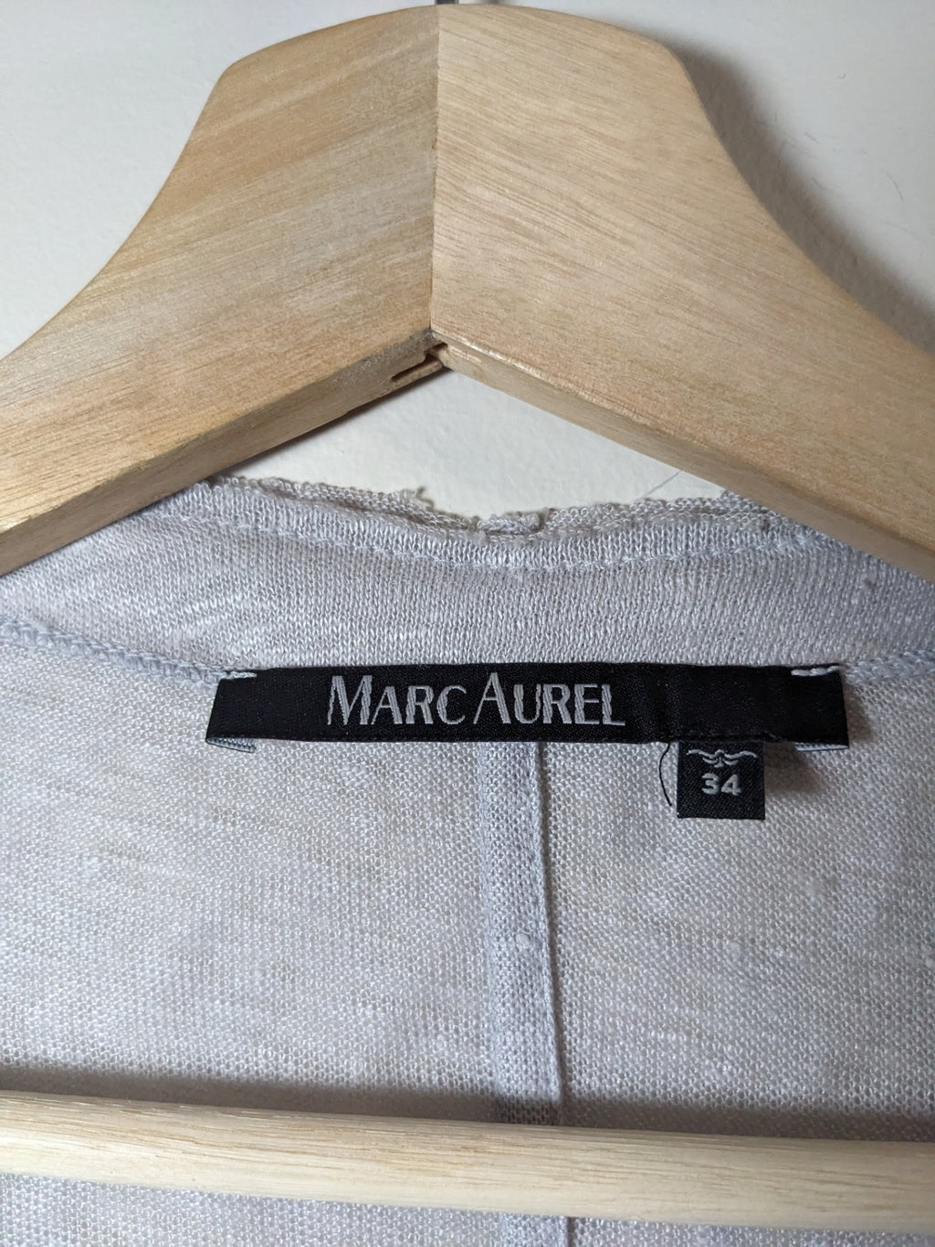 Marc Aurel linen grey cardigan- 34