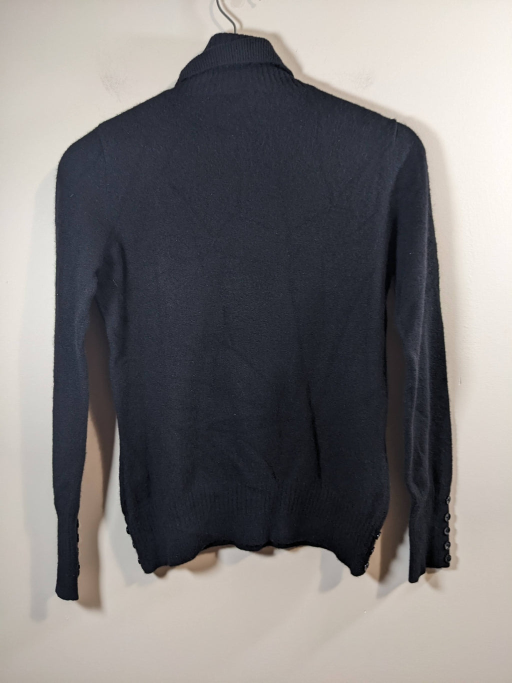 LONIA Black cashmere turtleneck - S