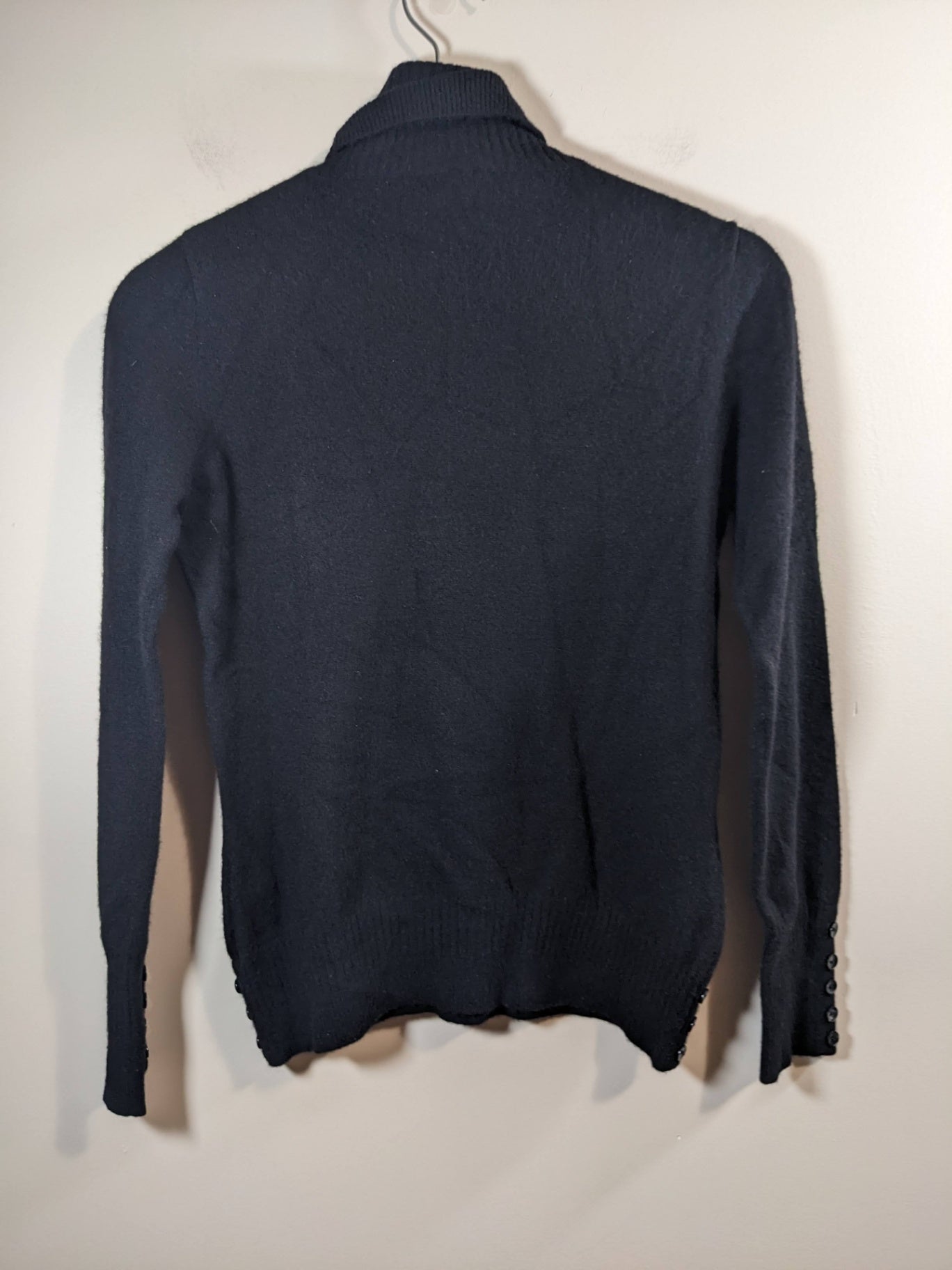 LONIA Black cashmere turtleneck - S