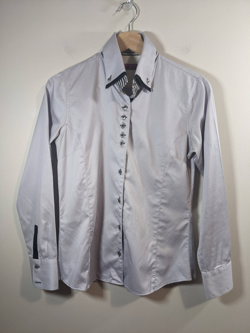 Rosalia Negretti lilac button up blouse - Small