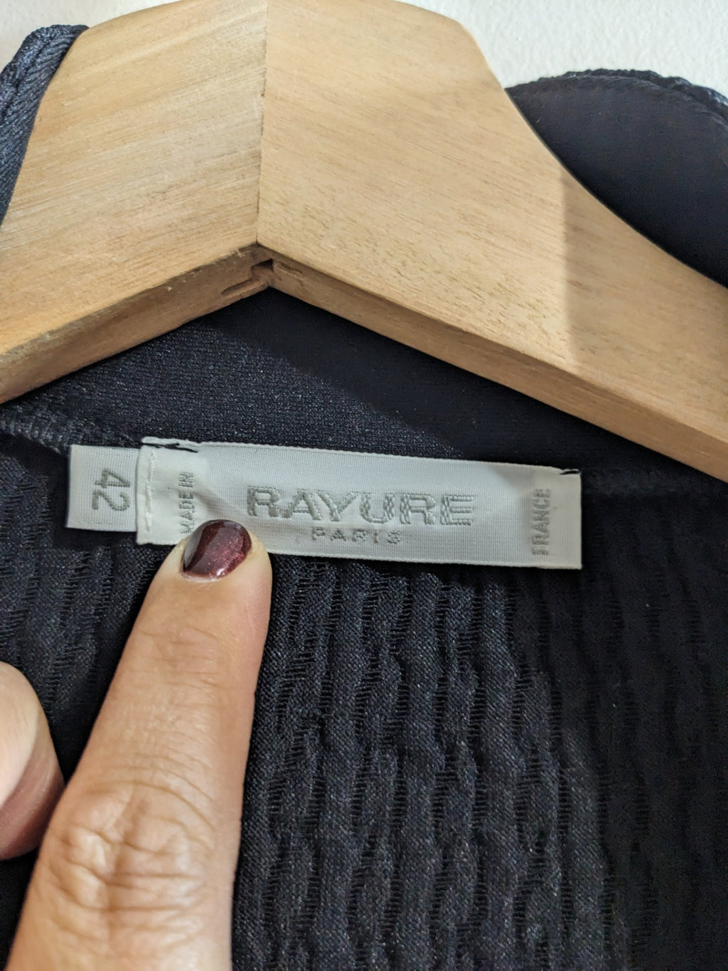 Rayure Black Jacket- 42