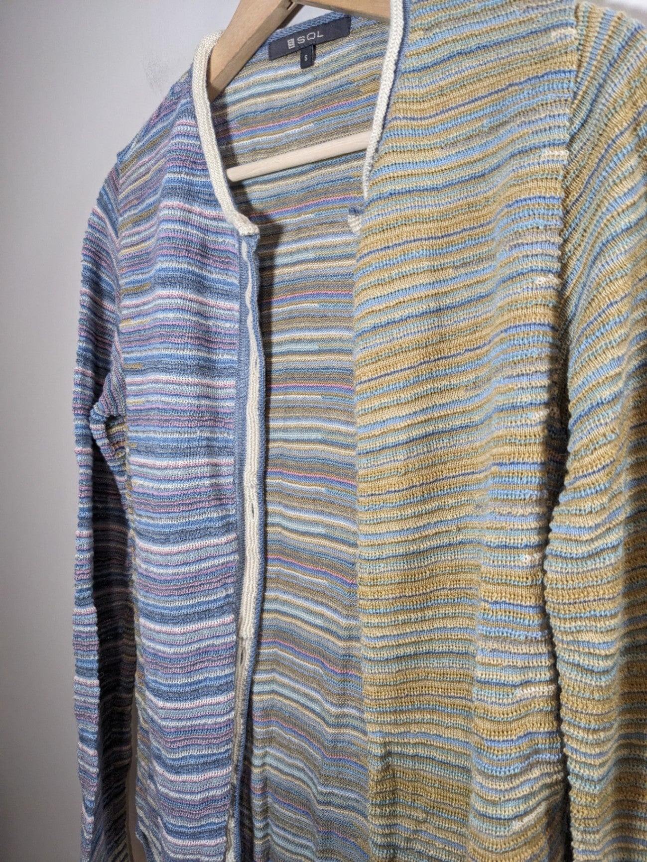 SOL Alpaca & Silk Multi-coloured cardigan - S
