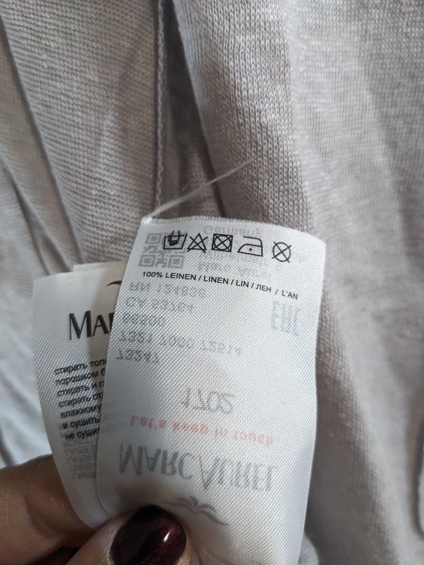 Marc Aurel linen grey cardigan- 34