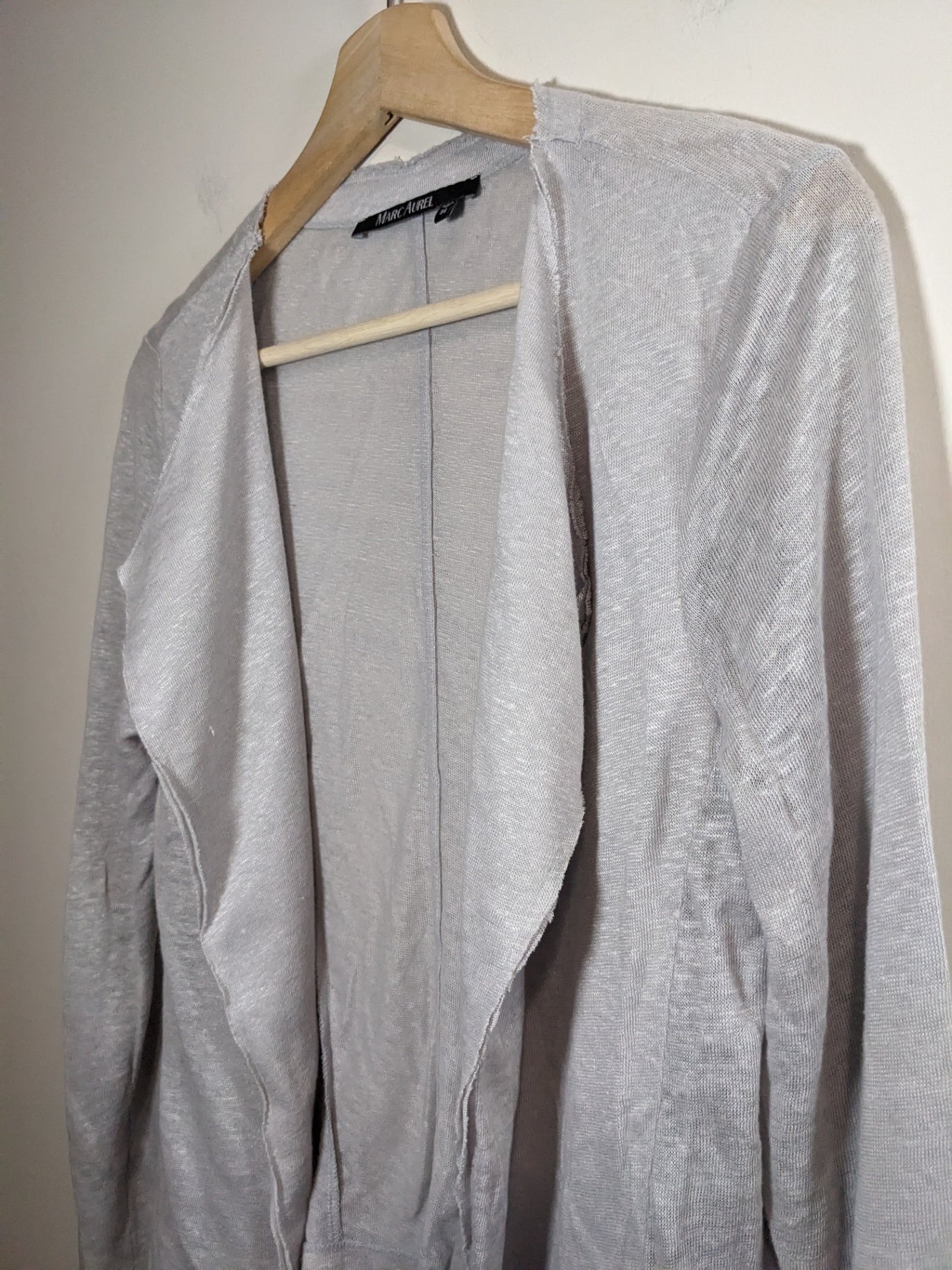Marc Aurel linen grey cardigan- 34