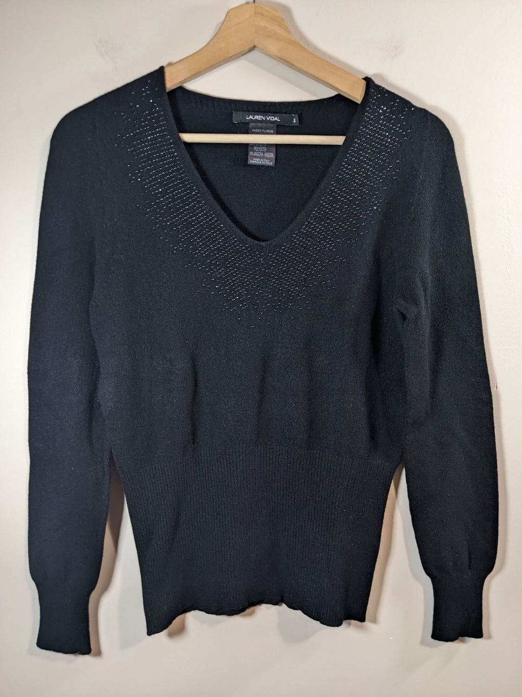 LAUREN VIDAL black Sweater - S