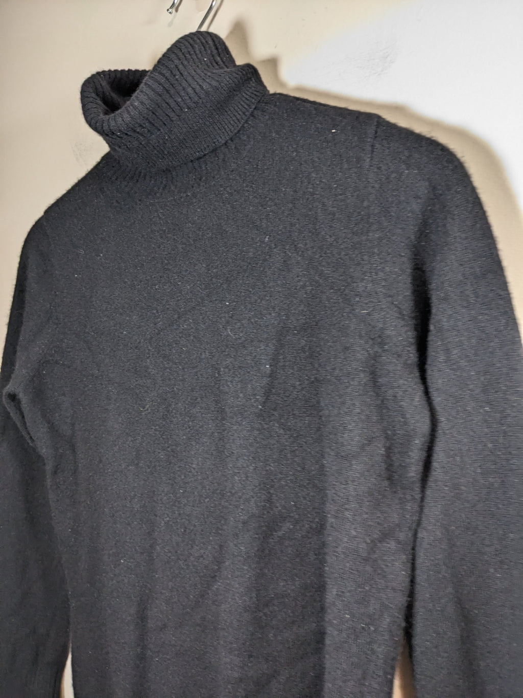 LONIA Black cashmere turtleneck - S
