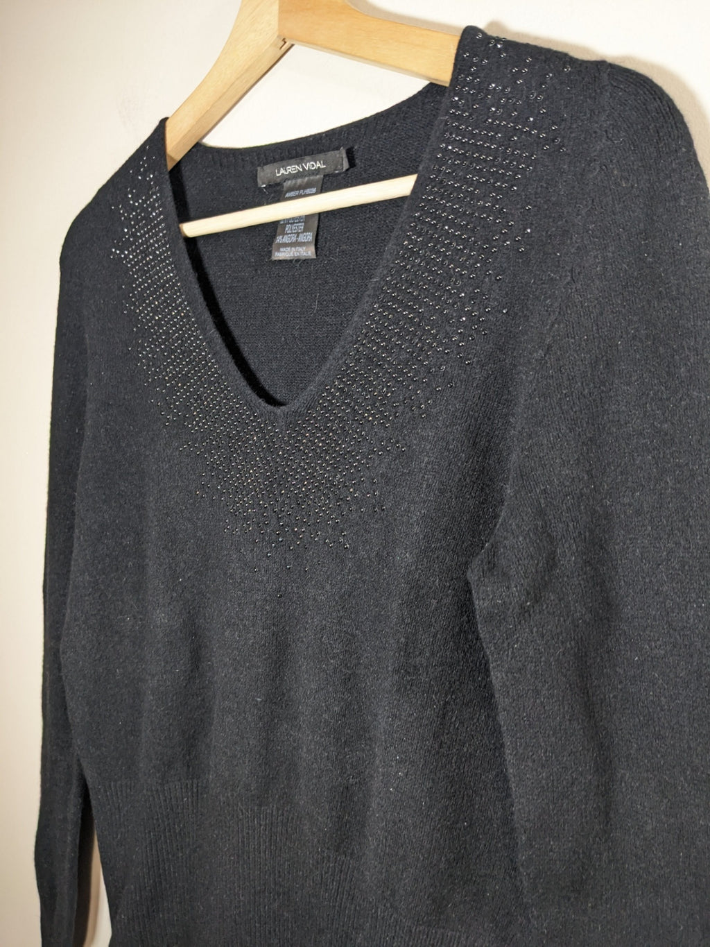 LAUREN VIDAL black Sweater - S