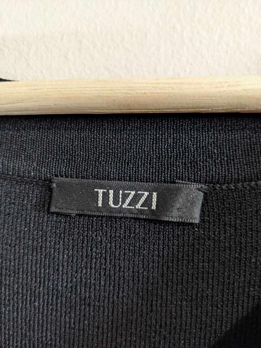 TUZZI black knit dress - Sz 6