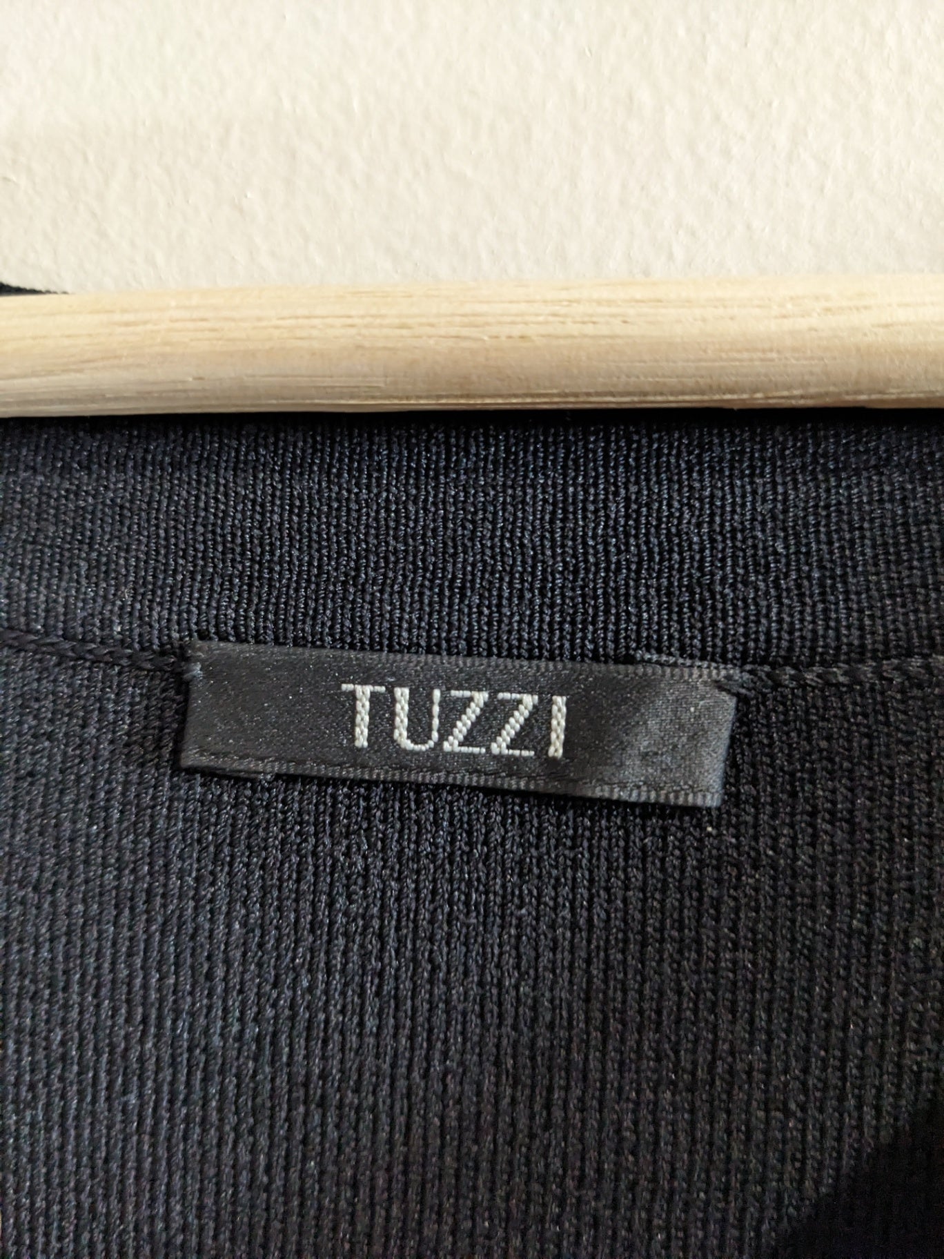 TUZZI black knit dress - Sz 6