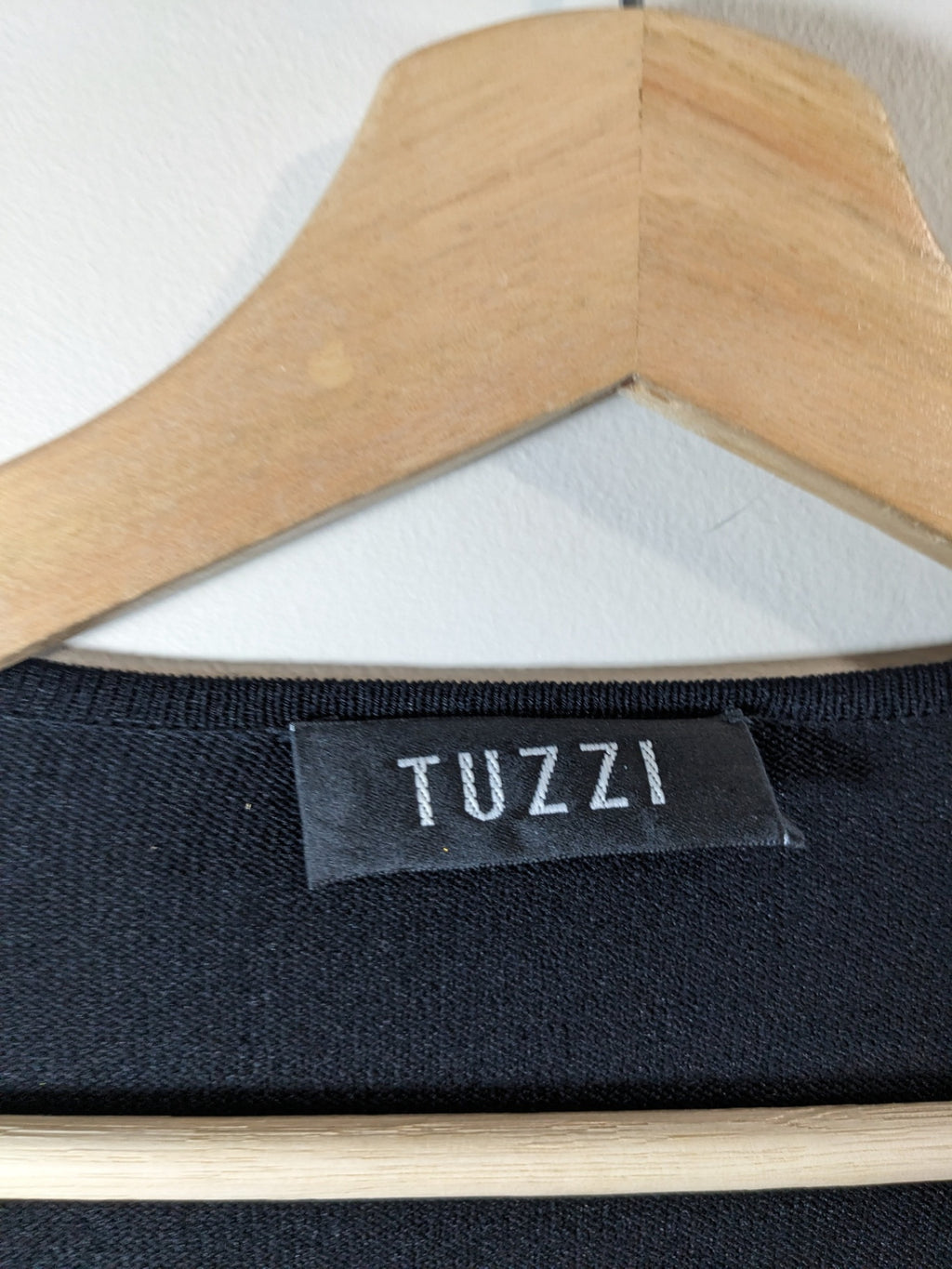 Tuzzi black wrap sweater- S