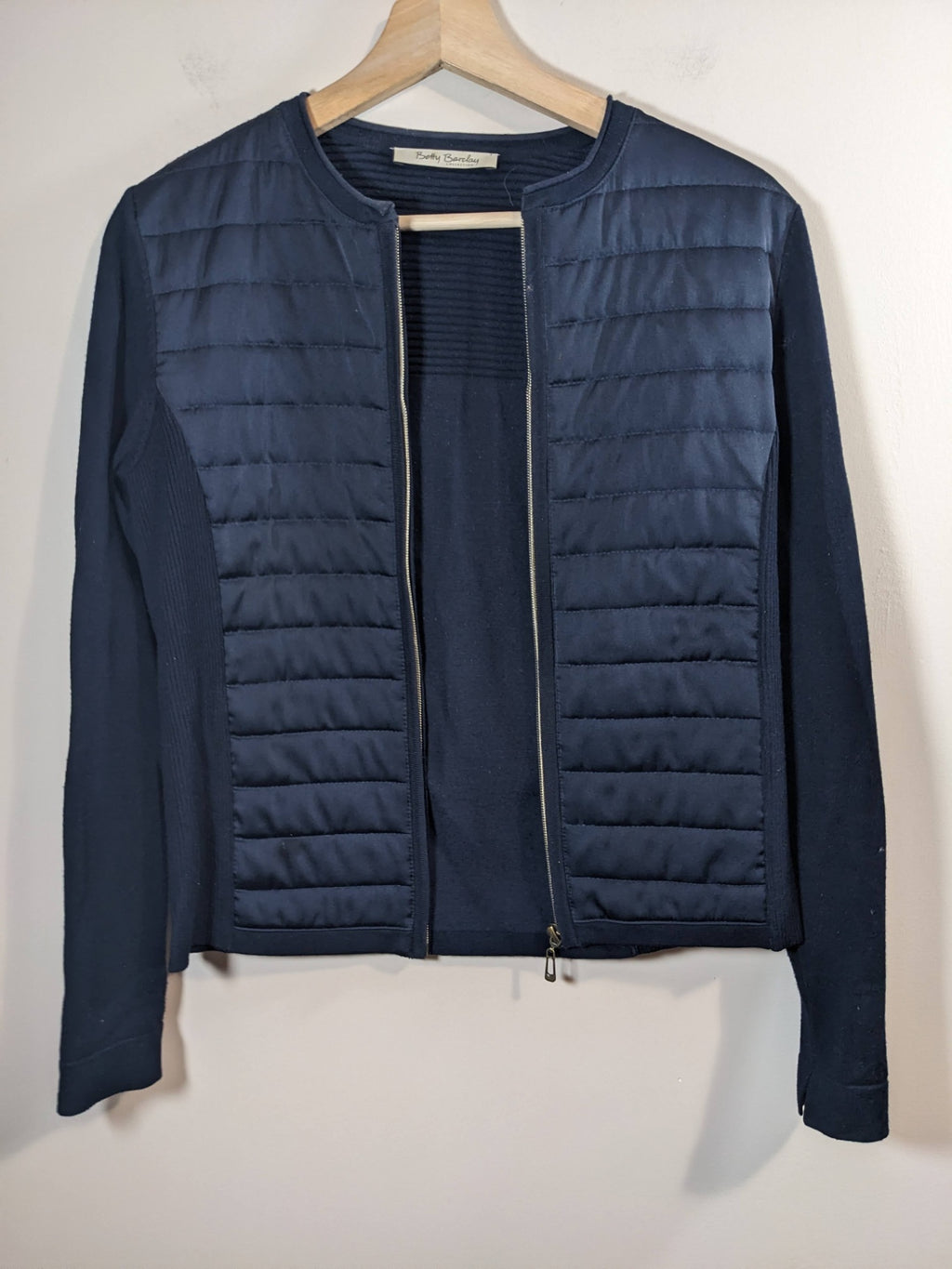 Betty Barclay Navy Jacket - Sz 4 Small