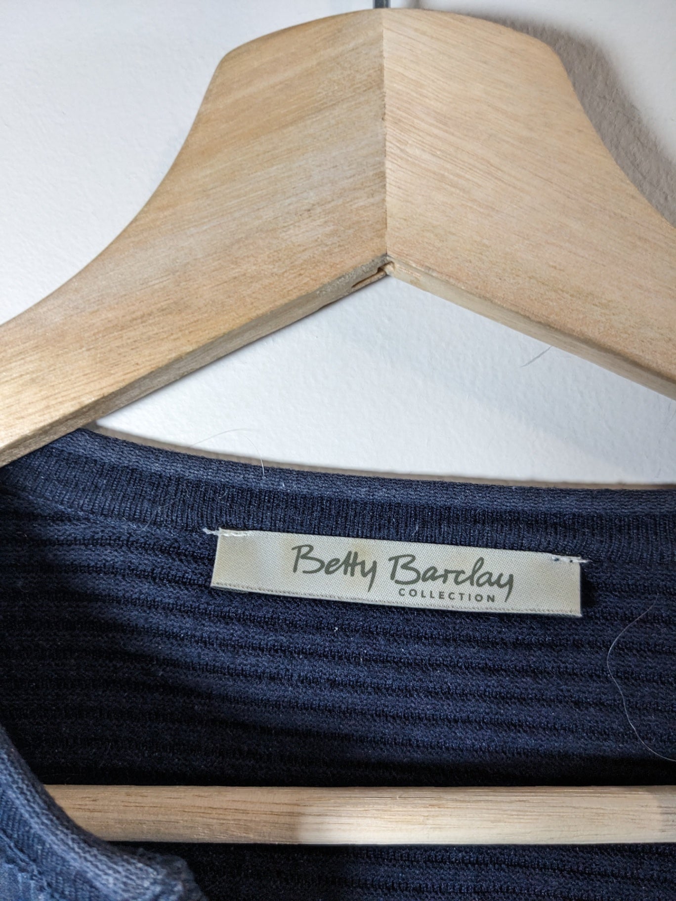 Betty Barclay Navy Jacket - Sz 4 Small