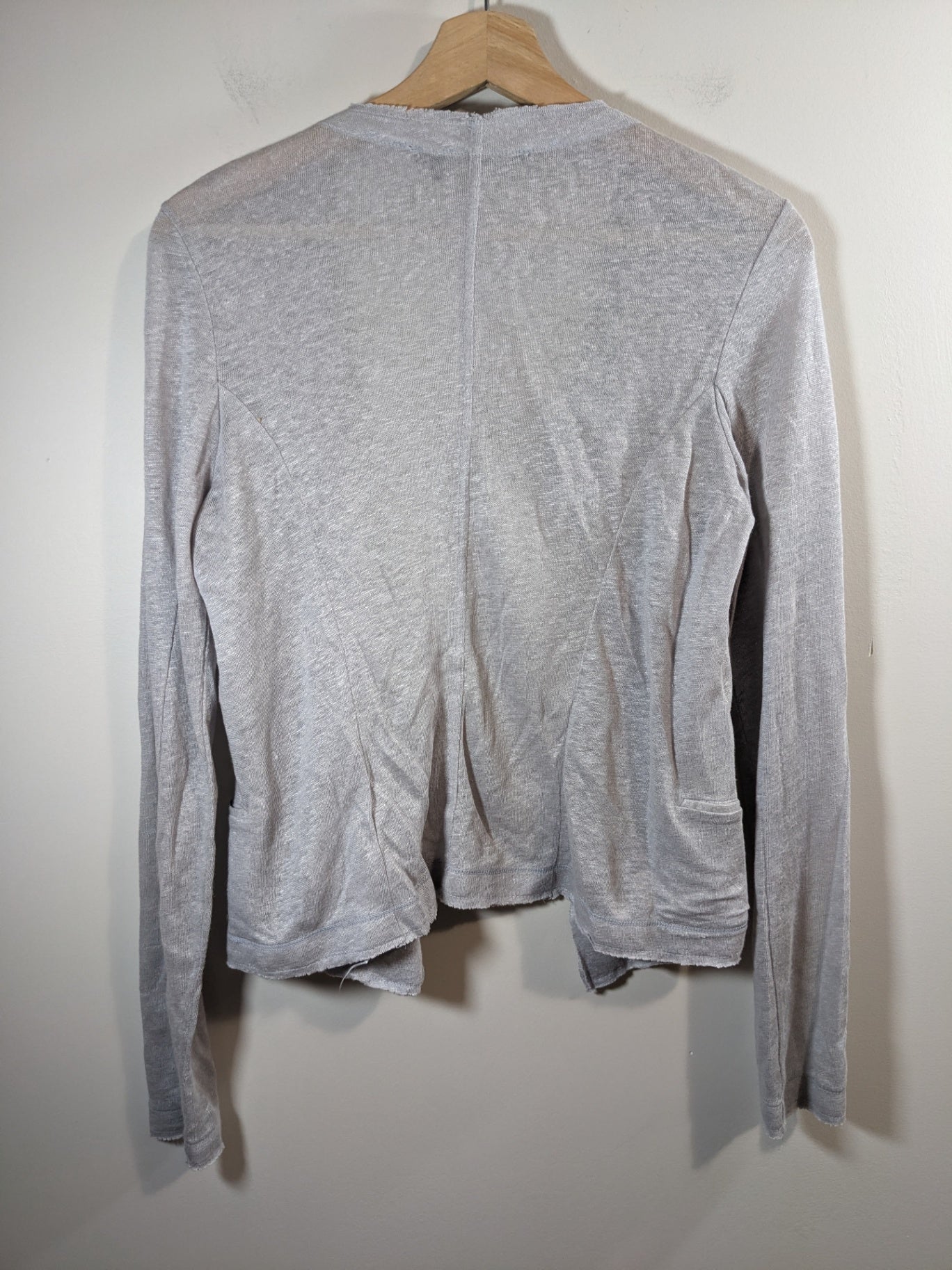 Marc Aurel linen grey cardigan- 34