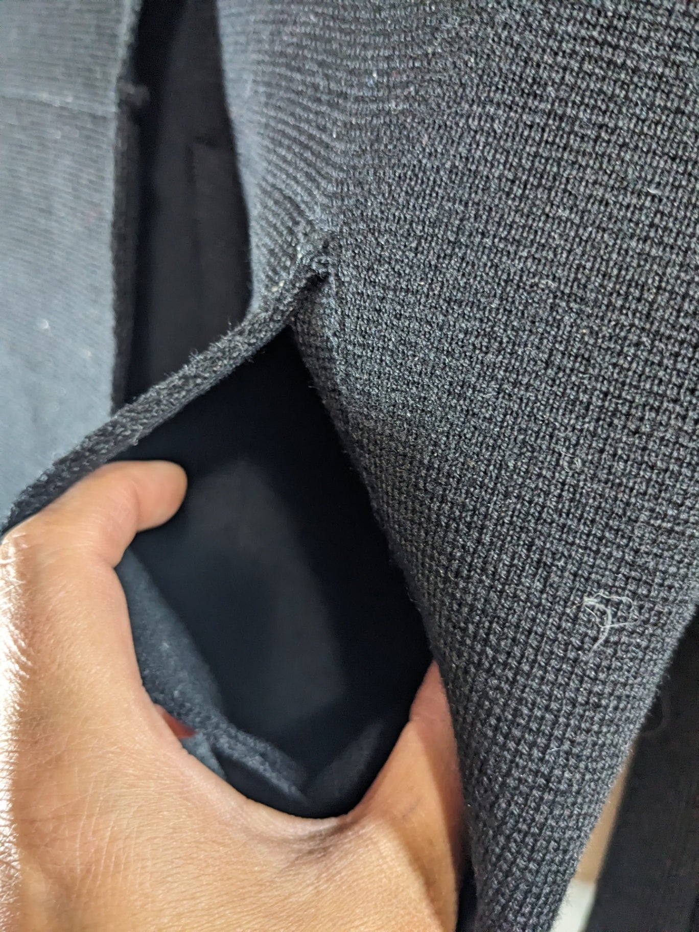 Saint James Wool Single Button Cardigan - Small