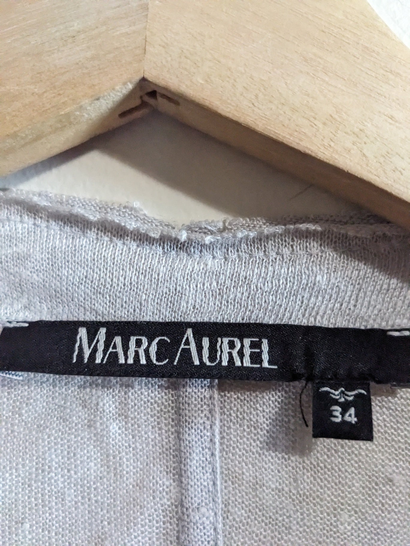 Marc Aurel linen grey cardigan- 34