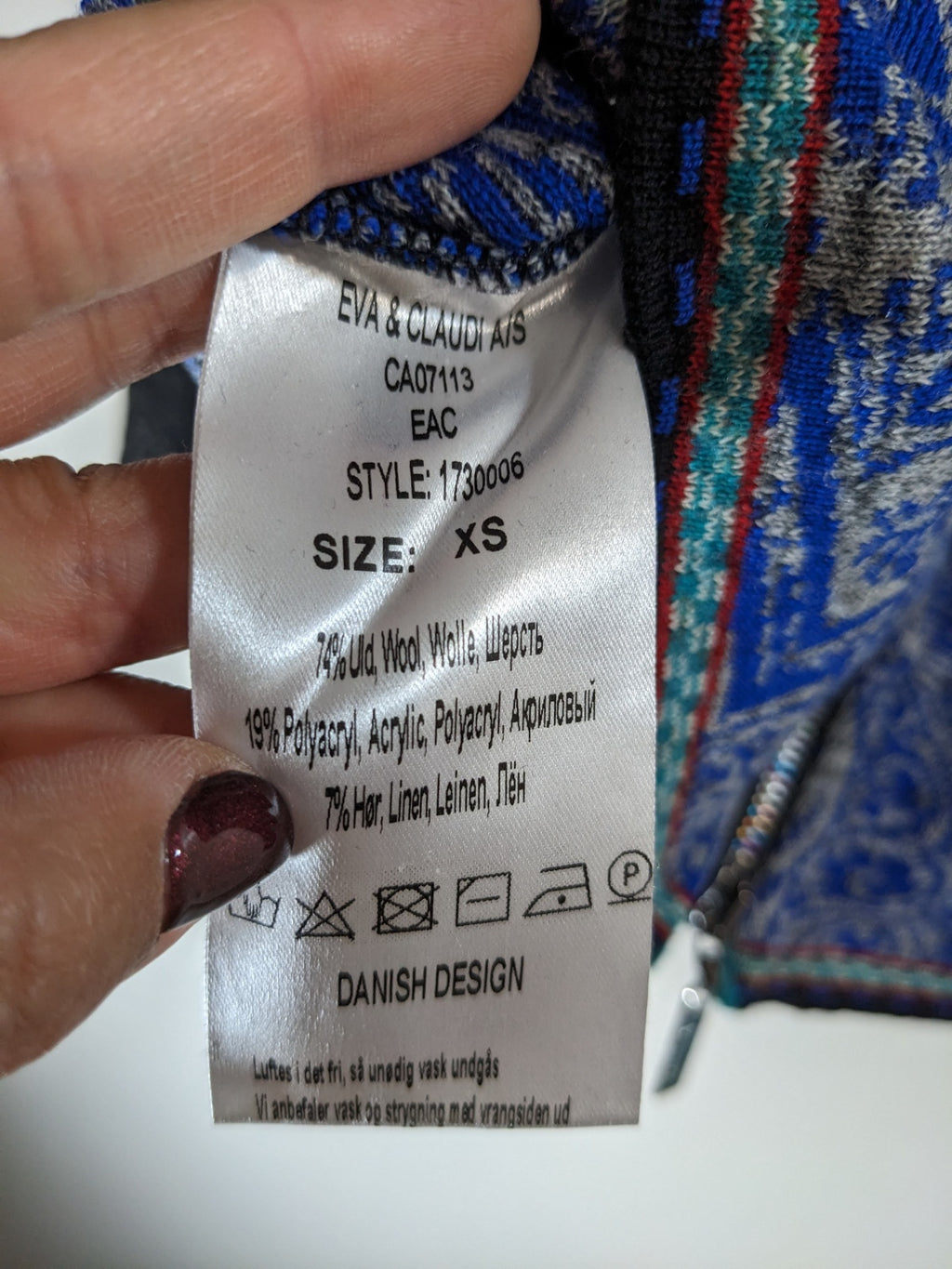 EVA CLAUDI wool jacket - XS