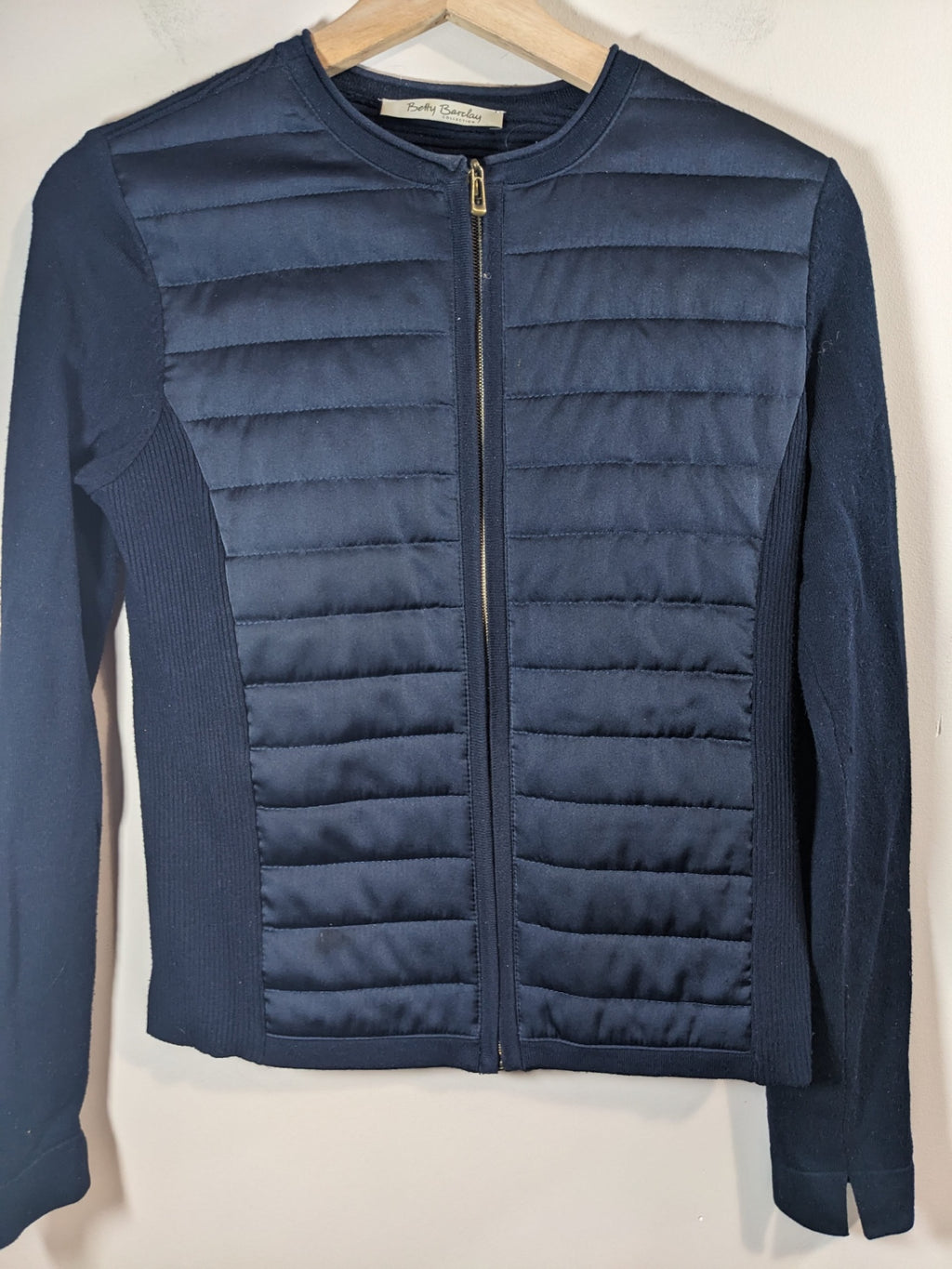 Betty Barclay Navy Jacket - Sz 4 Small