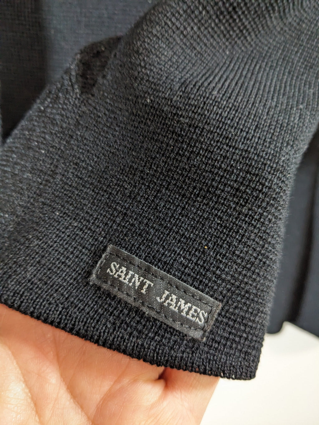 Saint James Wool Single Button Cardigan - Small