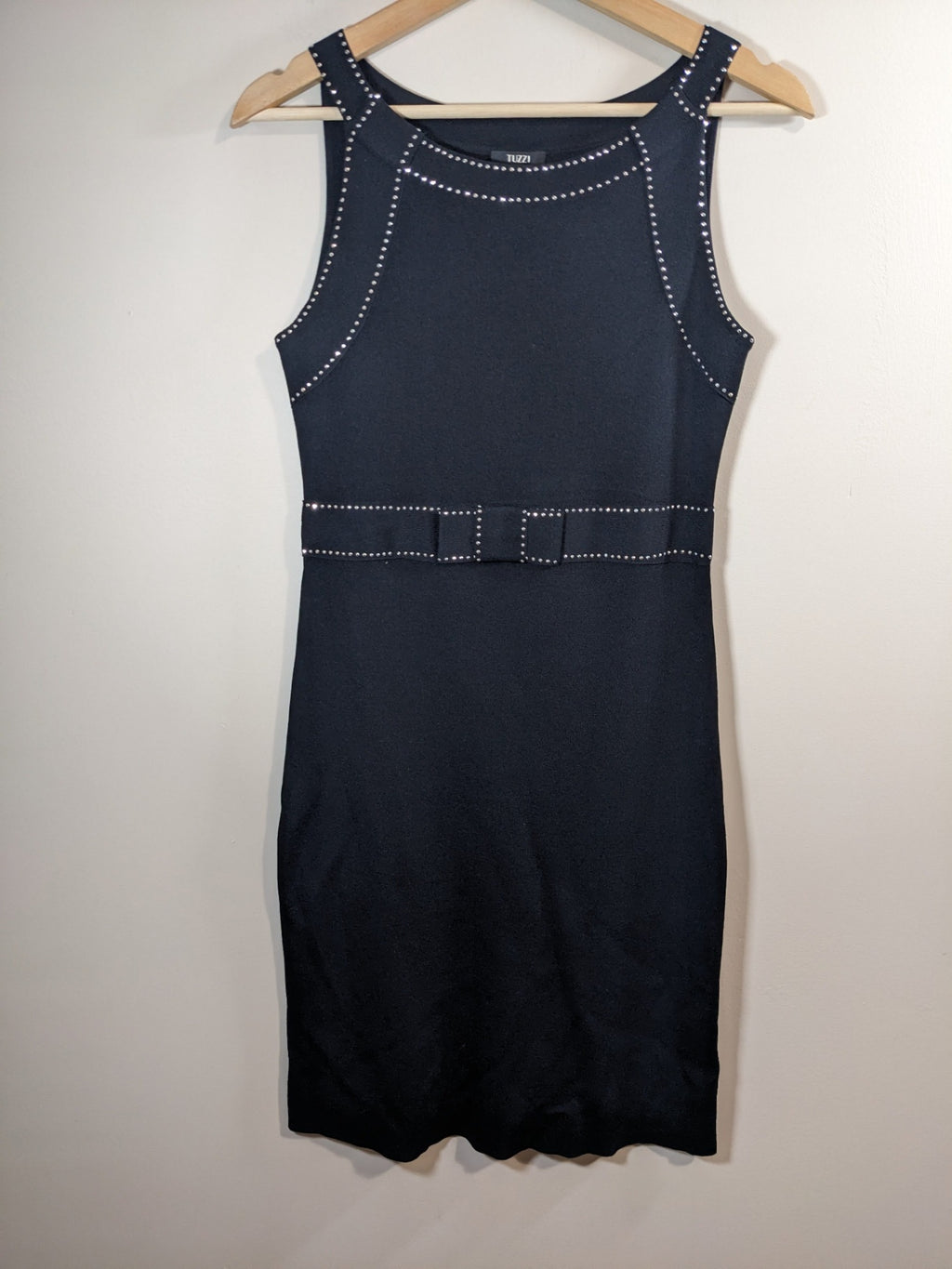 TUZZI black knit dress - Sz 6