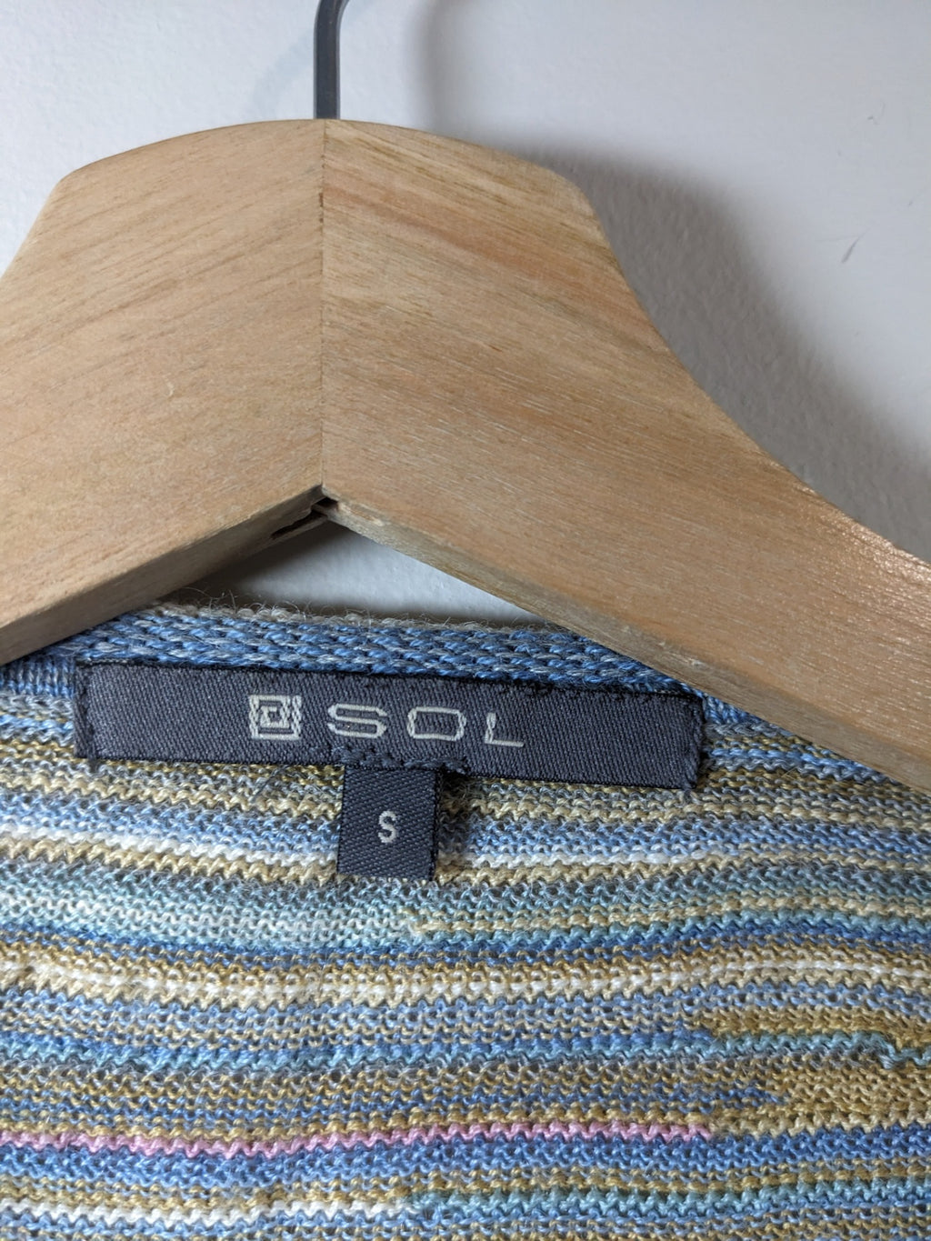 SOL Alpaca & Silk Multi-coloured cardigan - S