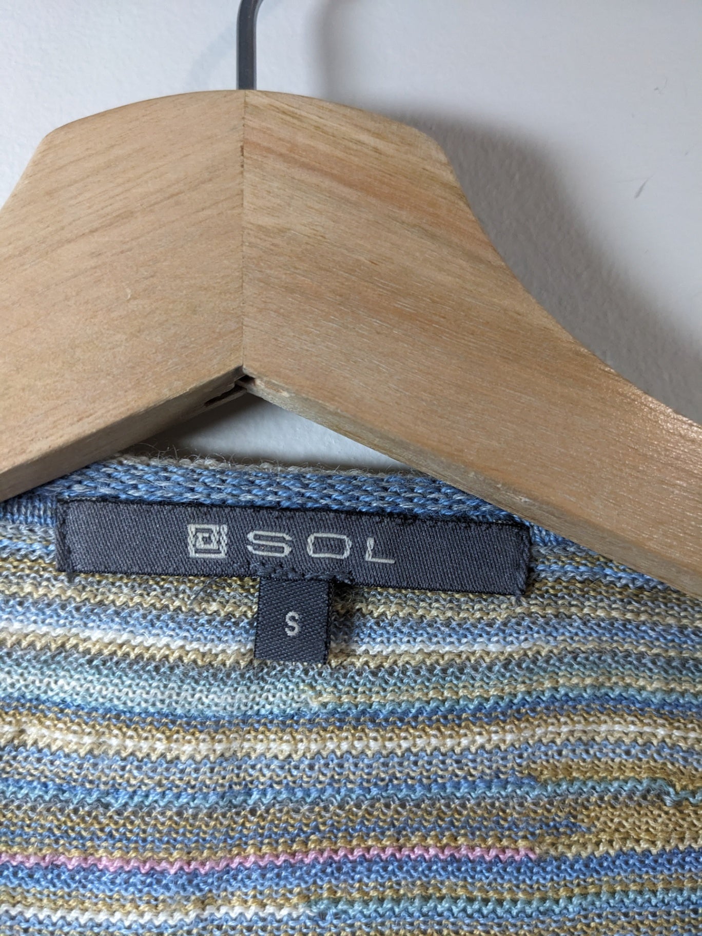 SOL Alpaca & Silk Multi-coloured cardigan - S