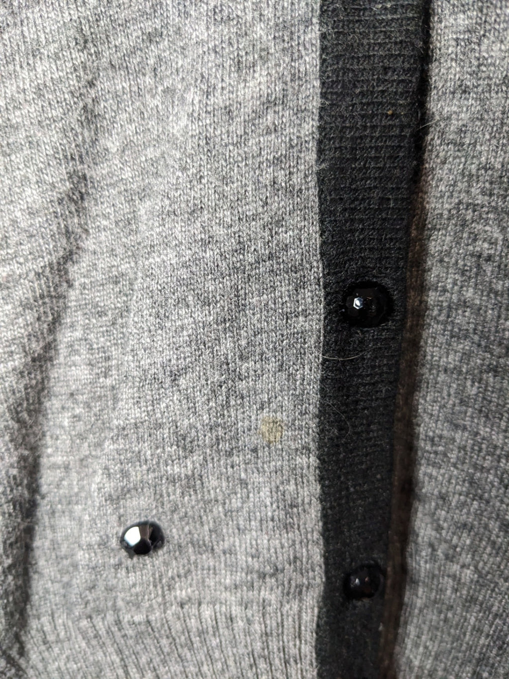 LUCKYLU alpaca wool grey cardigan- L (minor flaw)
