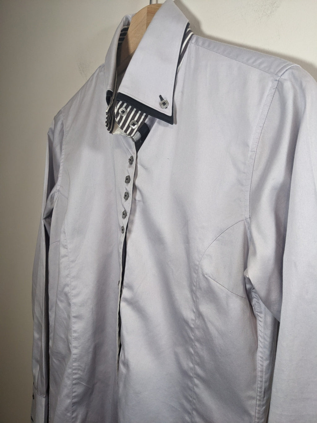 Rosalia Negretti lilac button up blouse - Small