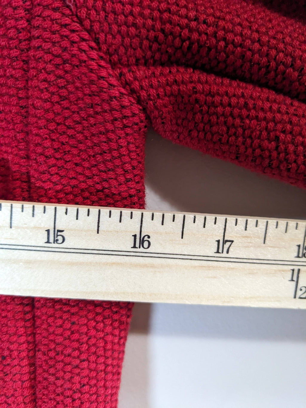 Airfield red knit blazer- 34 small