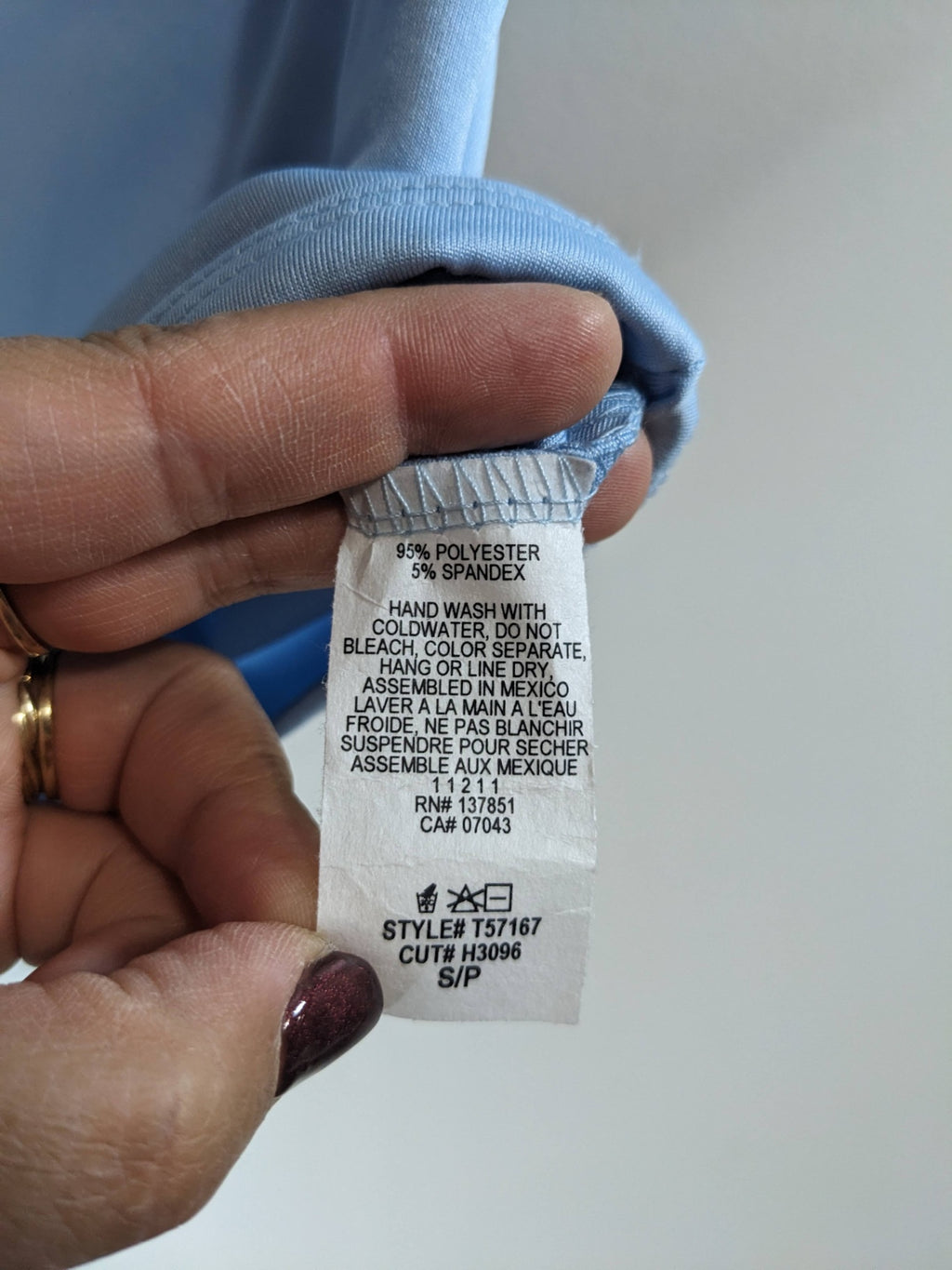 Live in the Moment Blue T-Shirt - S