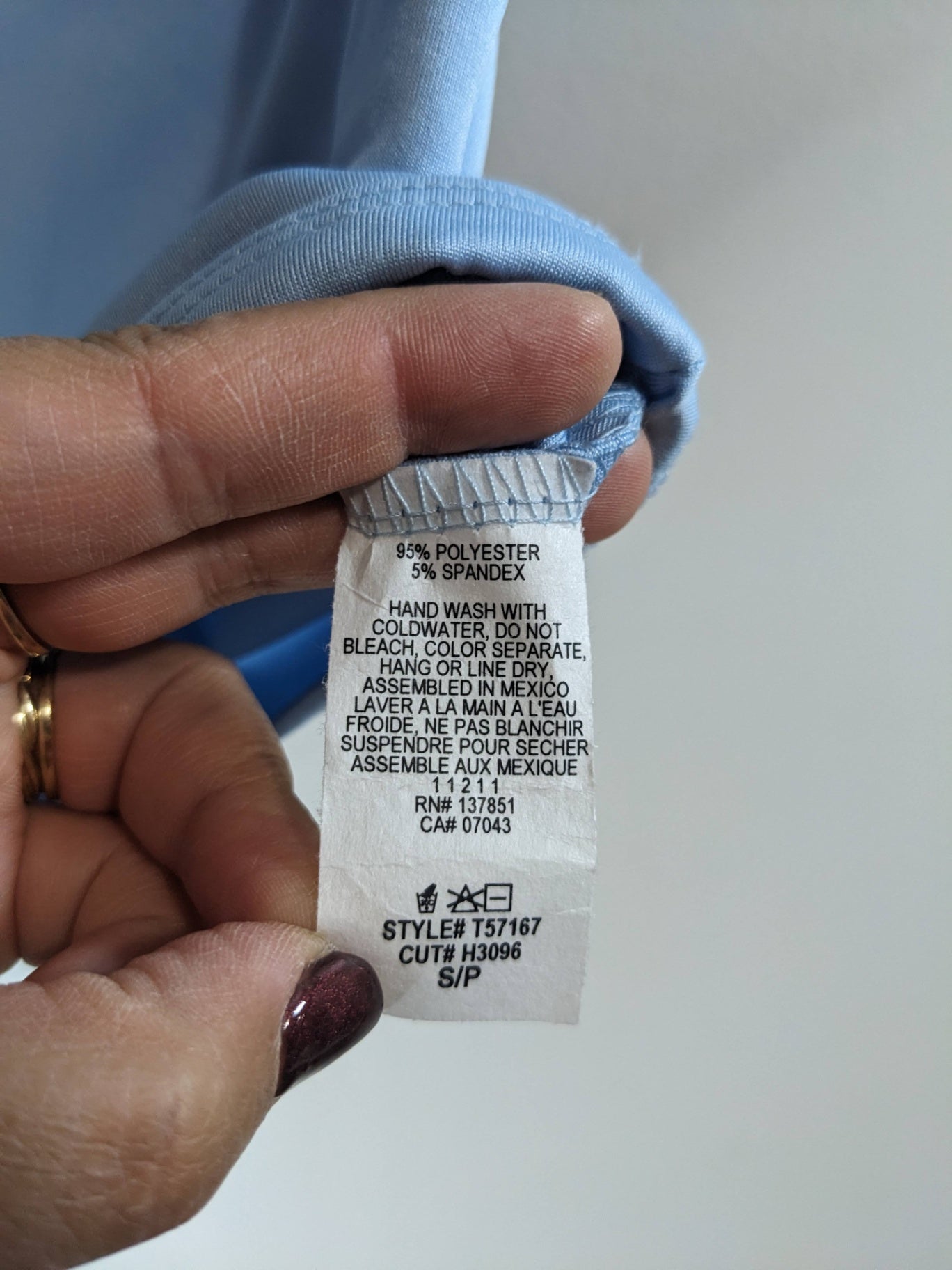 Live in the Moment Blue T-Shirt - S