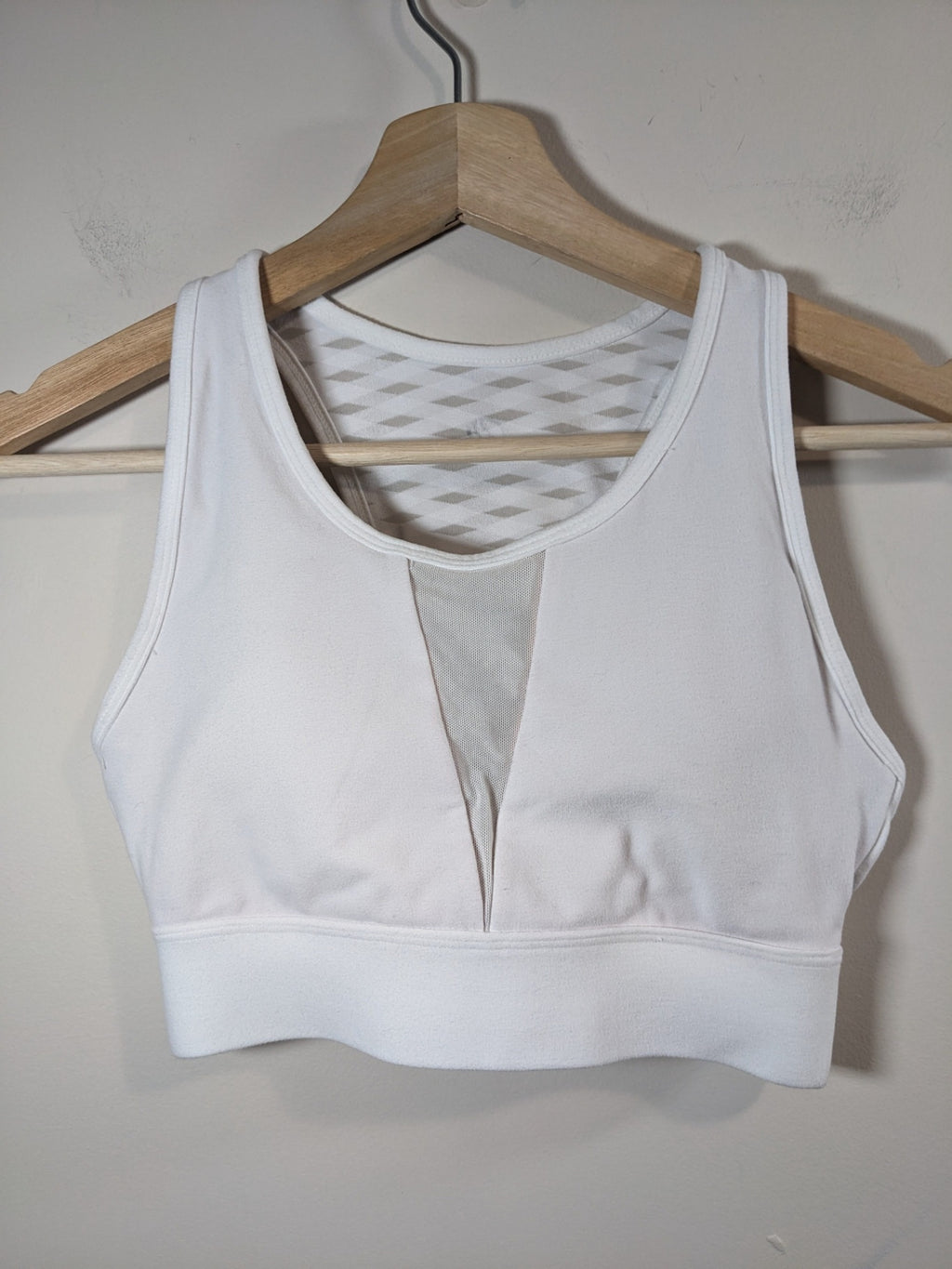 White Sports Bra - S