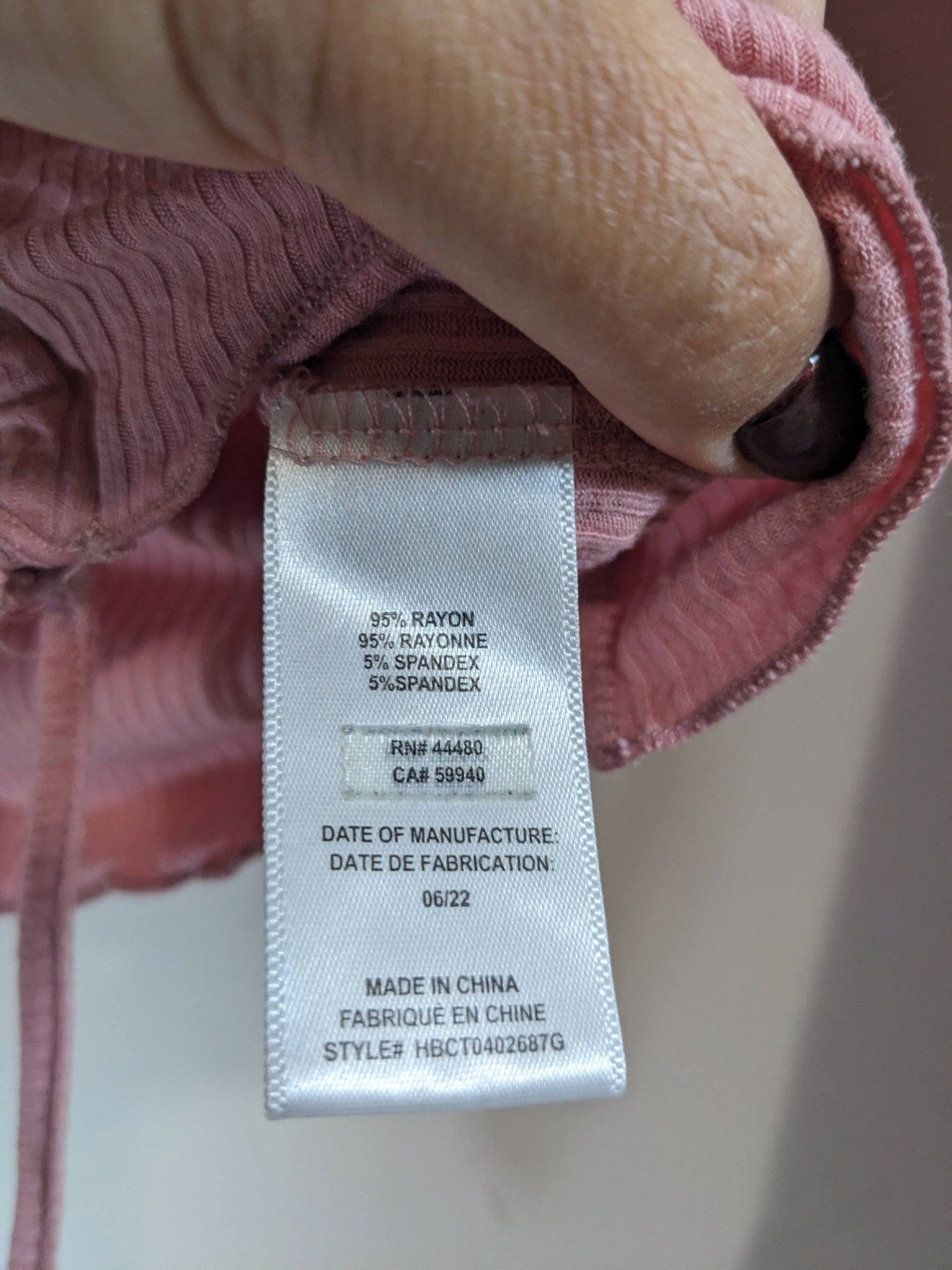 Lovefire Pink Crop Long Sleeve - XS