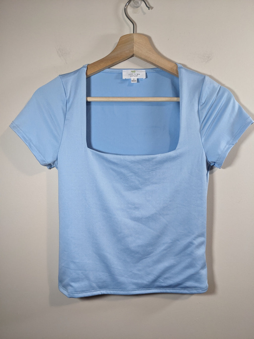 Live in the Moment Blue T-Shirt - S