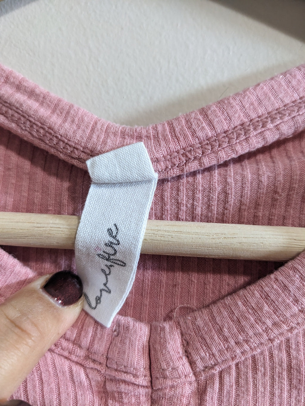 Lovefire Pink Crop Long Sleeve - XS