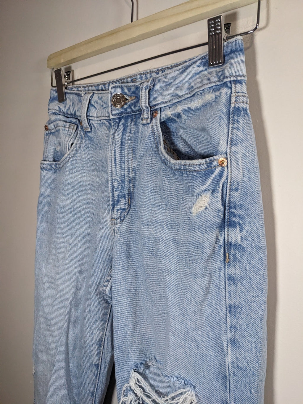 Garage Distressed Denim Jeans - SZ 00 (Minor Flaw)