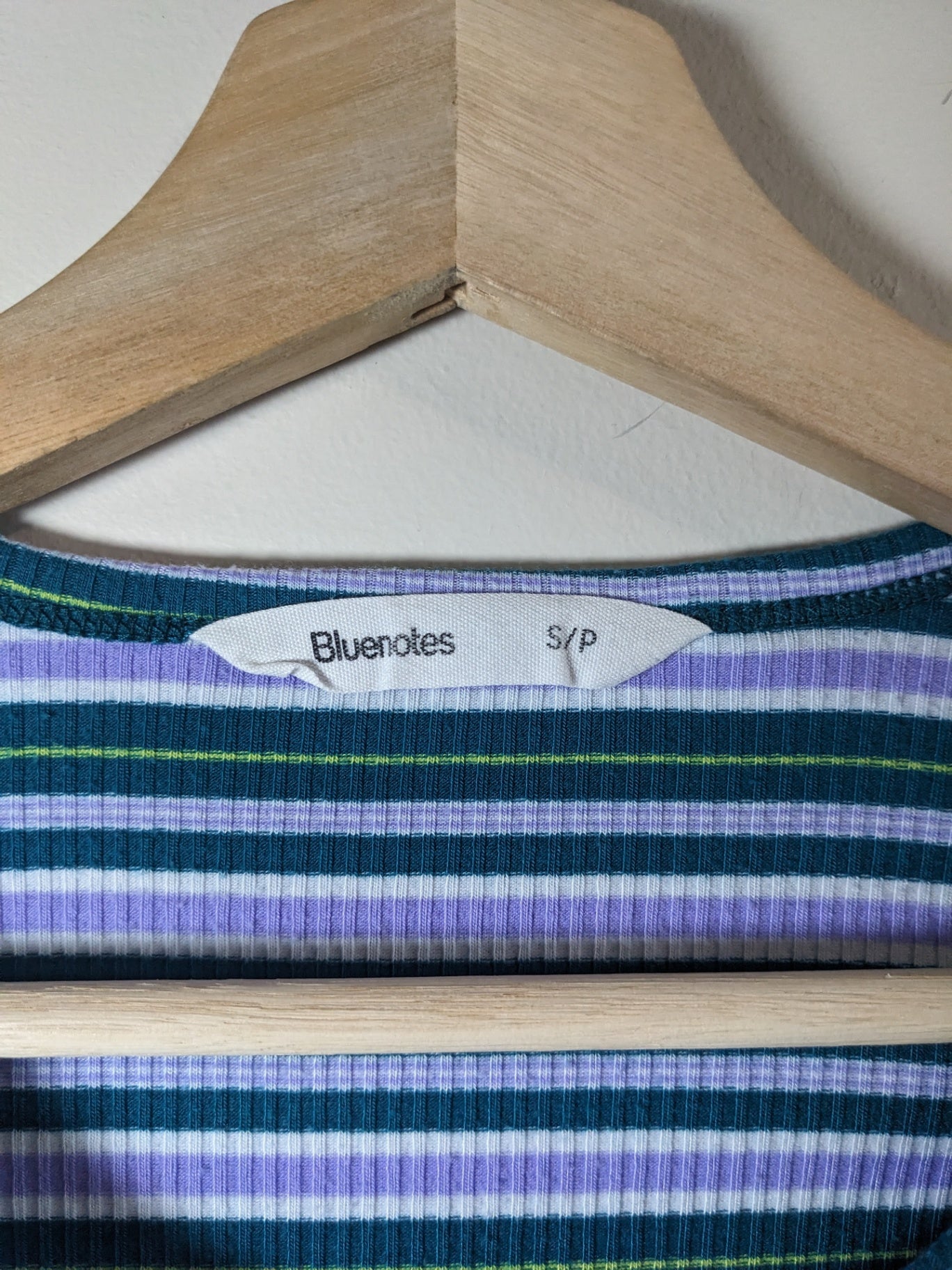 Bluenotes Striped w/ Buttons T-Shirt - S