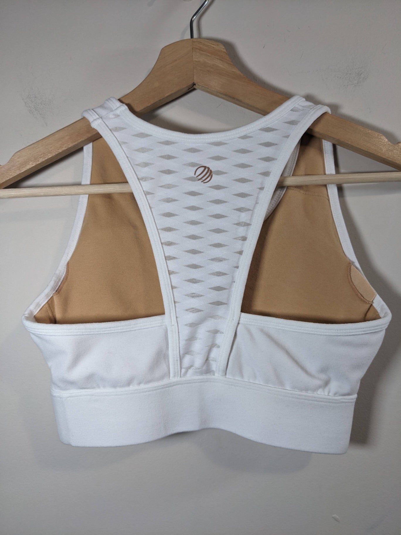 White Sports Bra - S