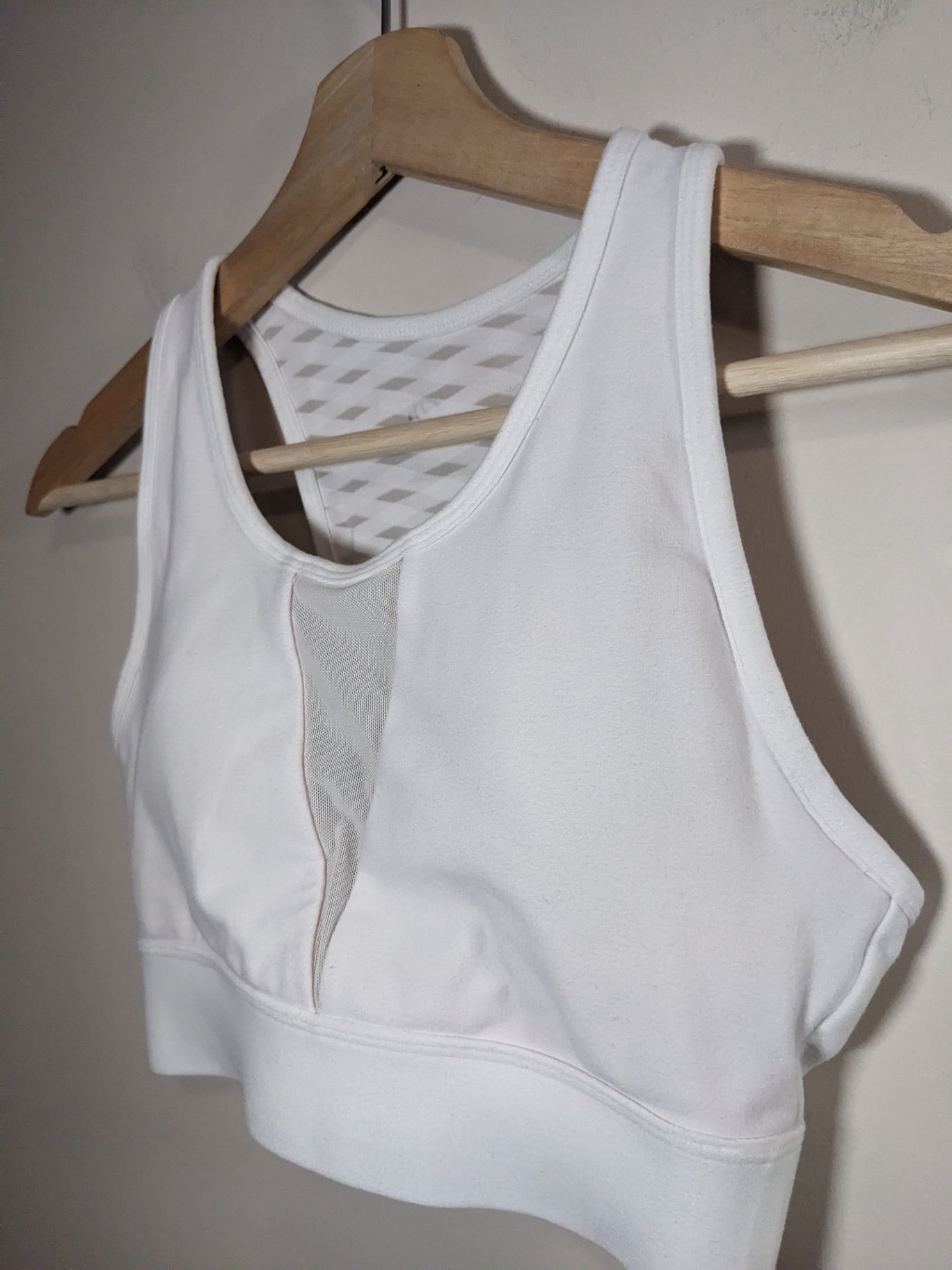 White Sports Bra - S