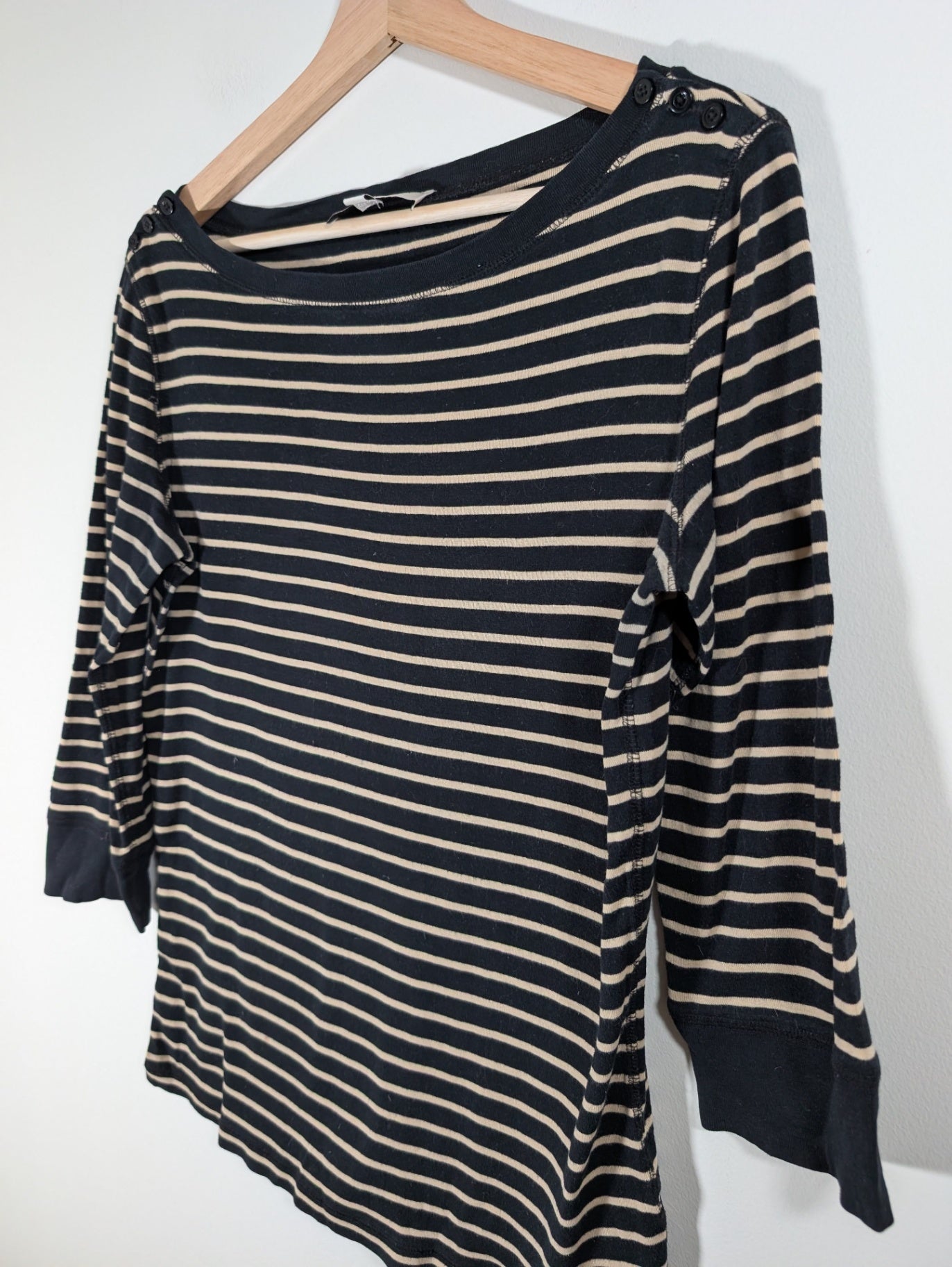 Jones New York striped long-sleeve - Medium