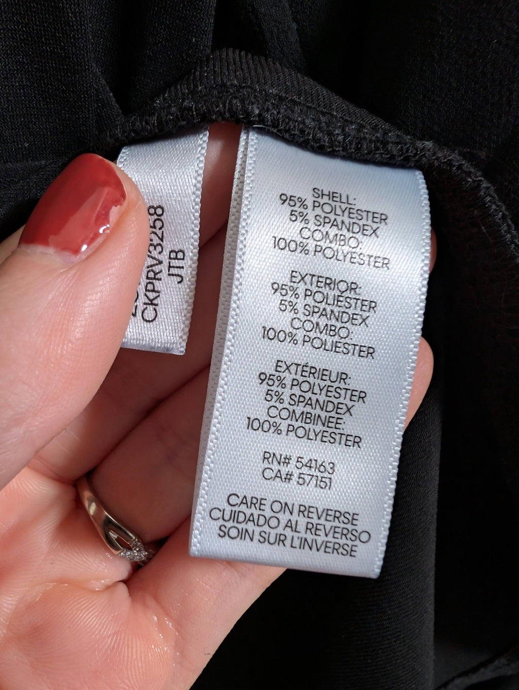 Calvin Klein black blouse - Medium