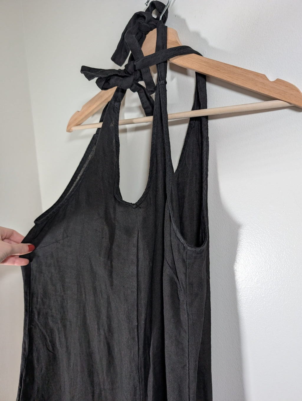 Charlie B halter tie wide leg jumpsuit - Medium